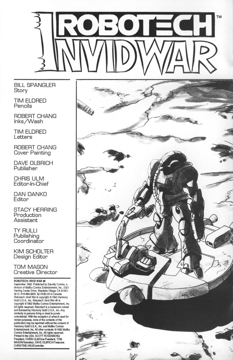 Read online Robotech: Invid War comic -  Issue #5 - 2