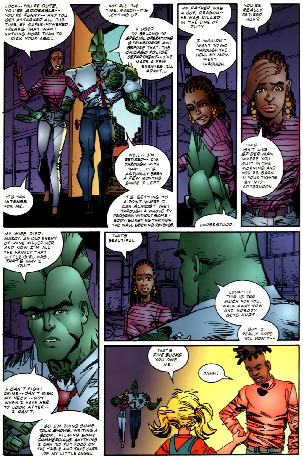 Read online The Savage Dragon (1993) comic -  Issue #64 - 16