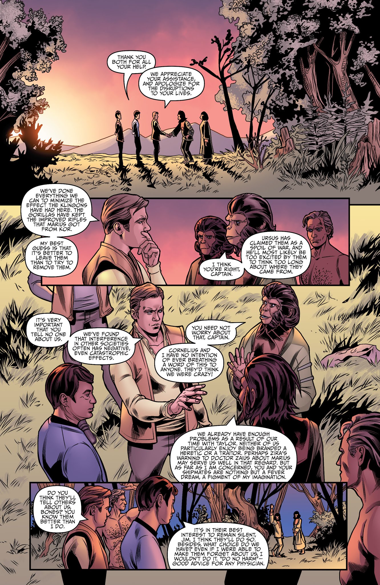 Read online Star Trek/Planet of the Apes: The Primate Directive comic -  Issue #5 - 14