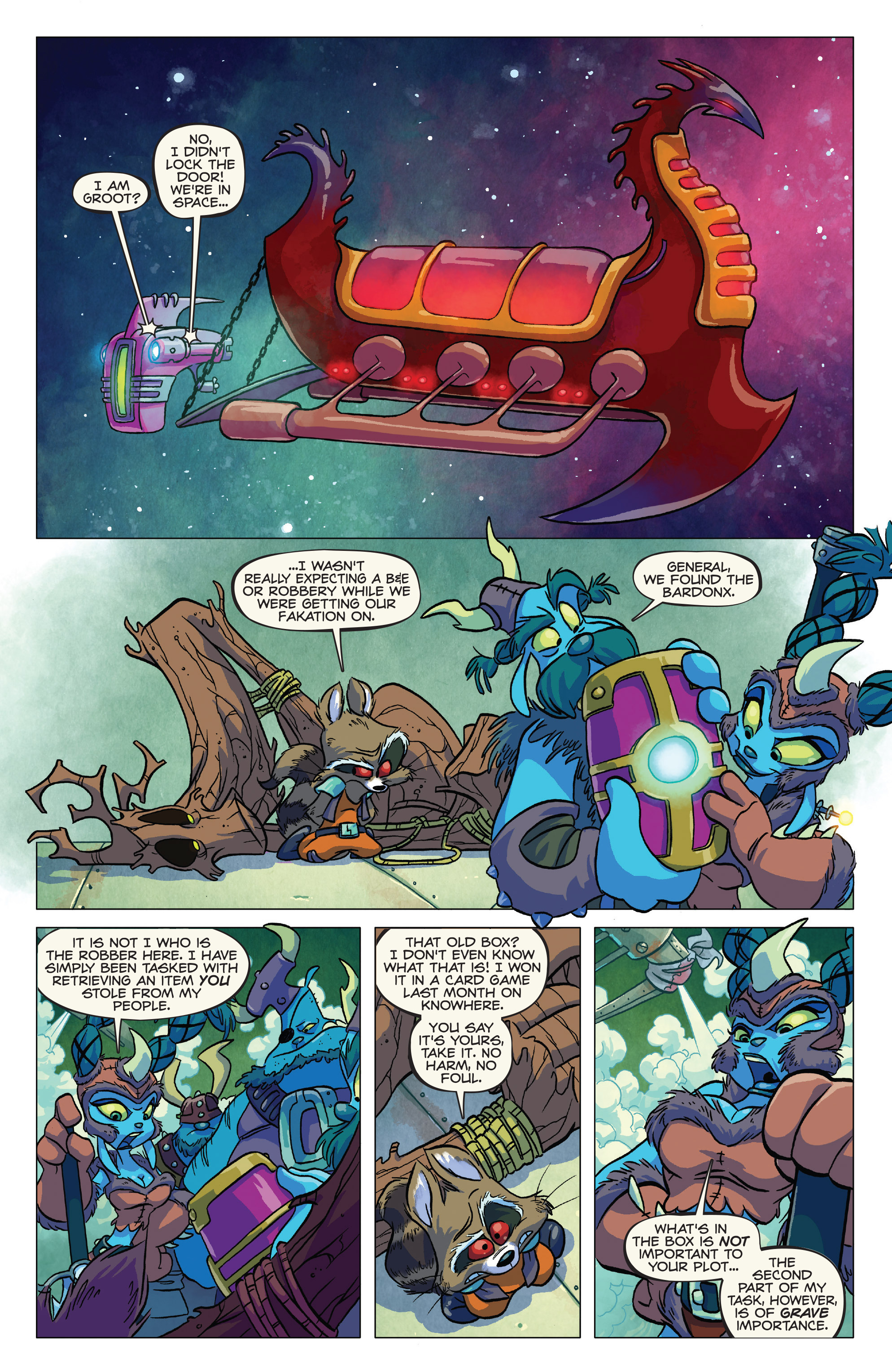 Read online Rocket Raccoon & Groot comic -  Issue #5 - 6