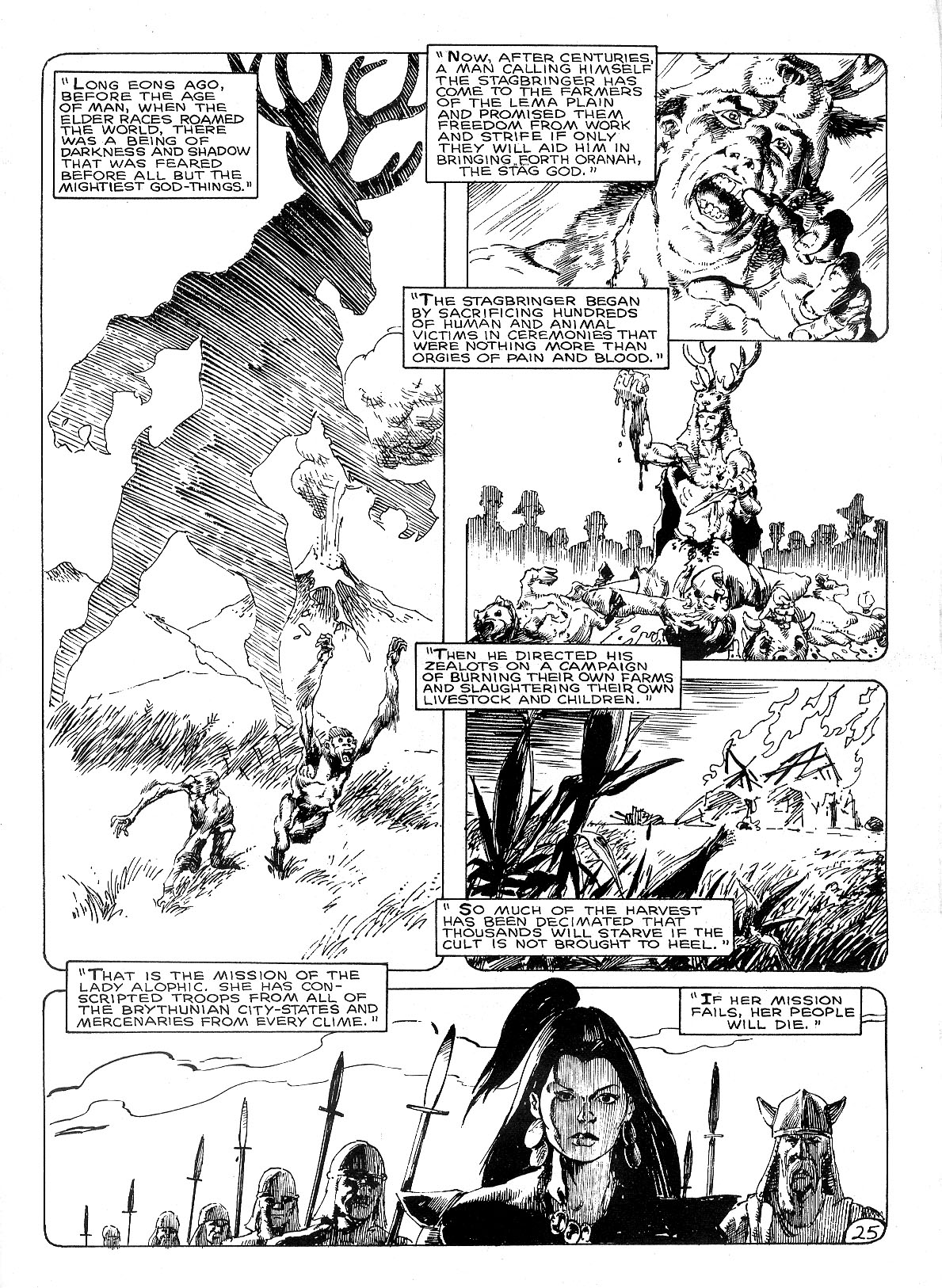 Read online The Savage Sword Of Conan comic -  Issue #145 - 31