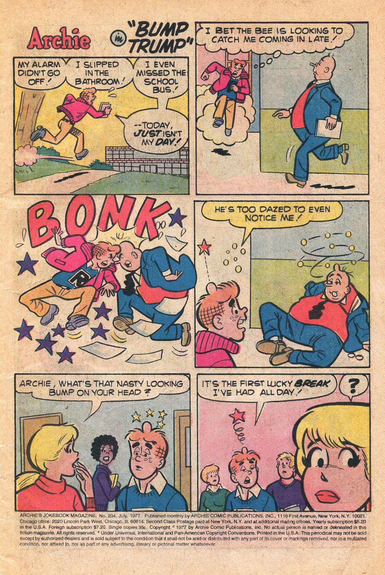 Read online Archie's Joke Book Magazine comic -  Issue #234 - 3