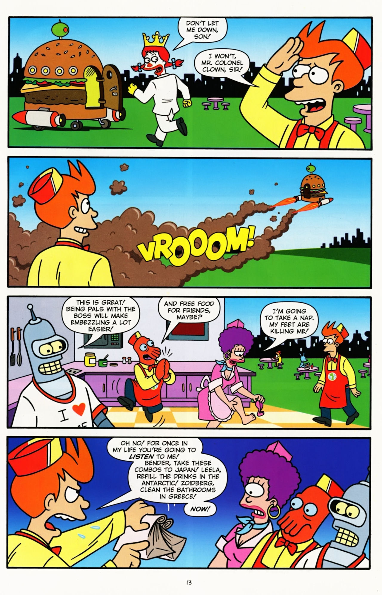 Read online Futurama Comics comic -  Issue #56 - 12