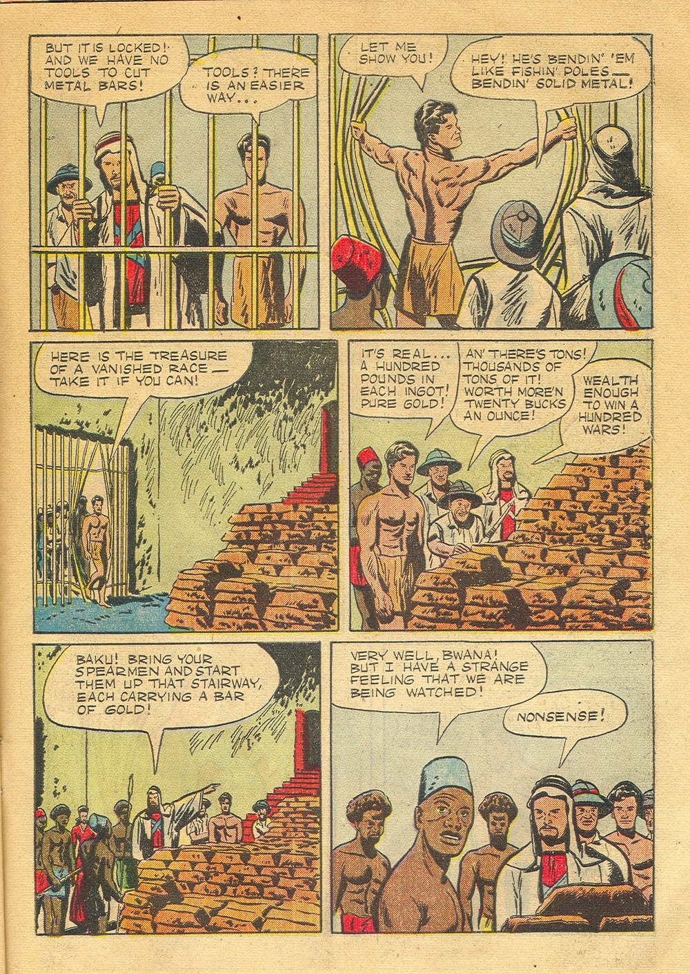 Read online Tarzan (1948) comic -  Issue #5 - 27