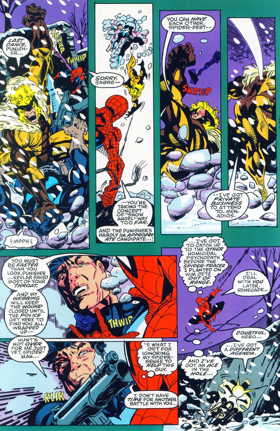 Read online Spider-Man, Punisher, Sabretooth: Designer Genes comic -  Issue # Full - 44