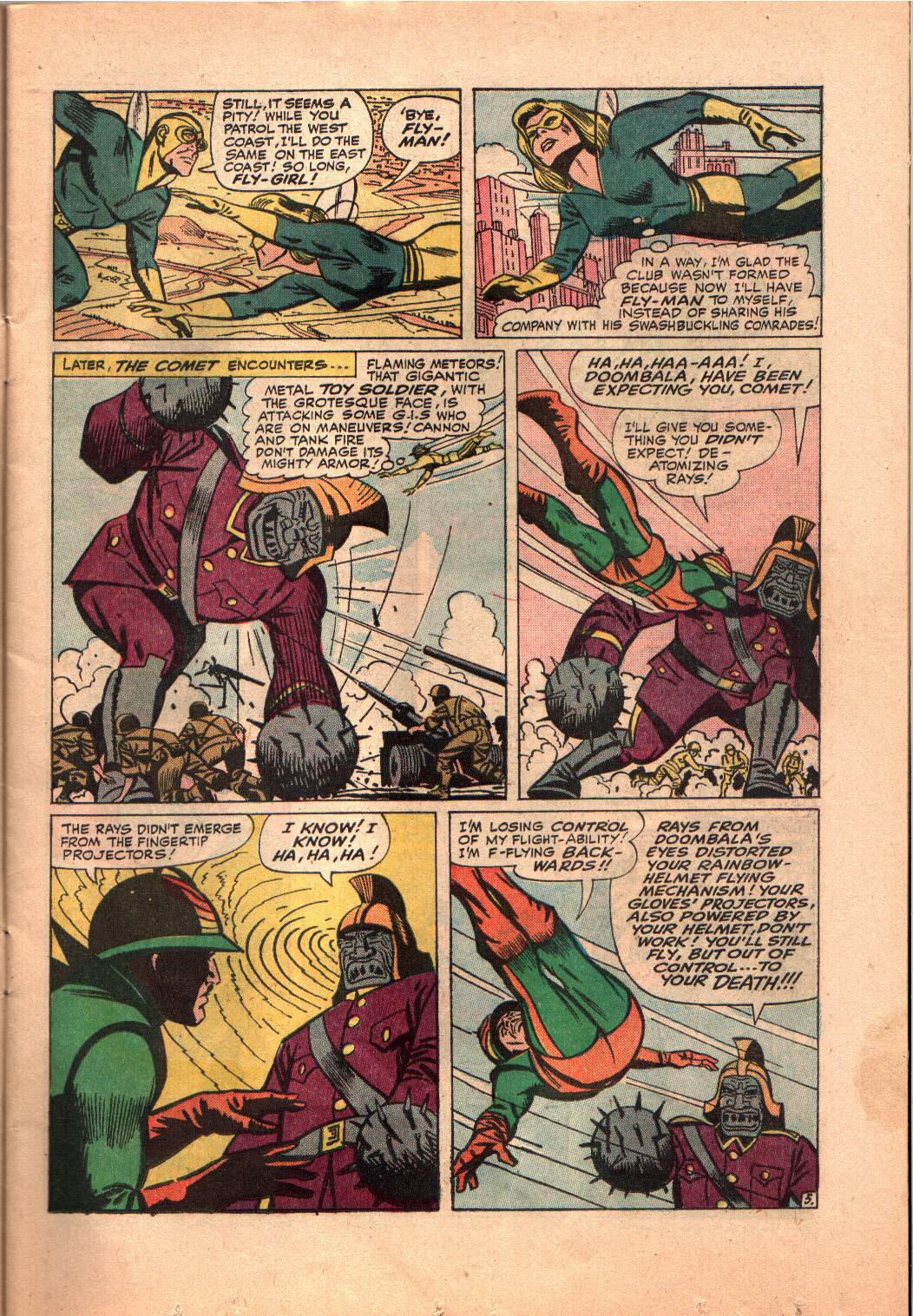 Read online Fly Man comic -  Issue #32 - 6