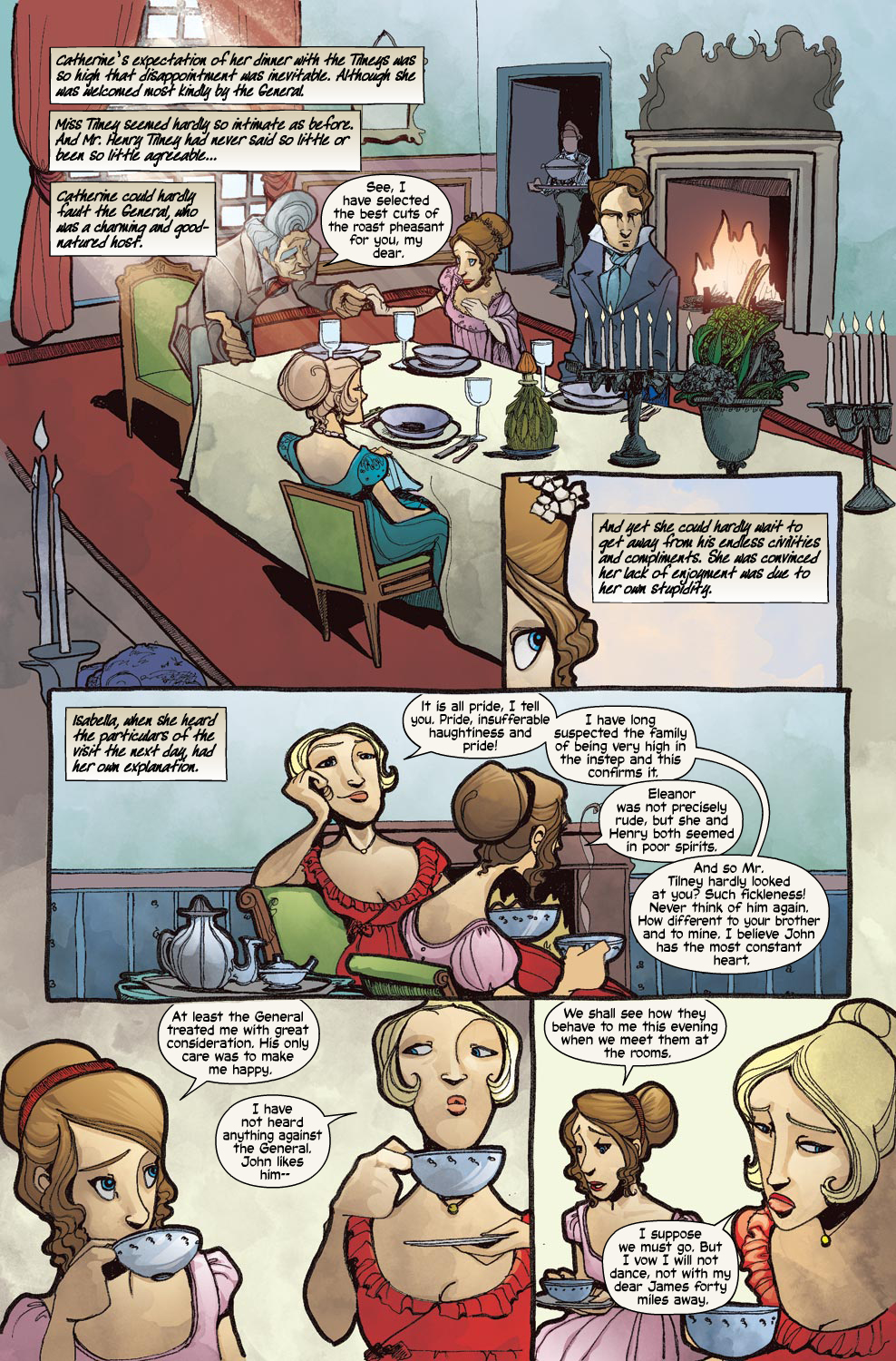 Read online Northanger Abbey comic -  Issue #3 - 17