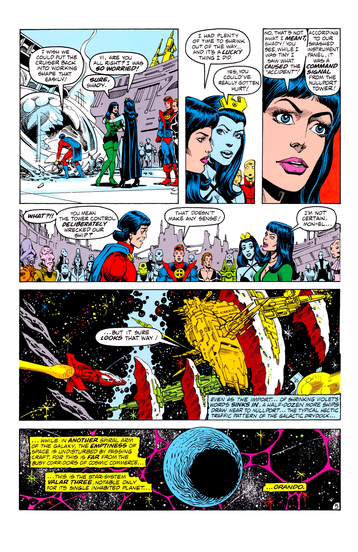 Read online Legion of Super-Heroes (1980) comic -  Issue #285 - 6