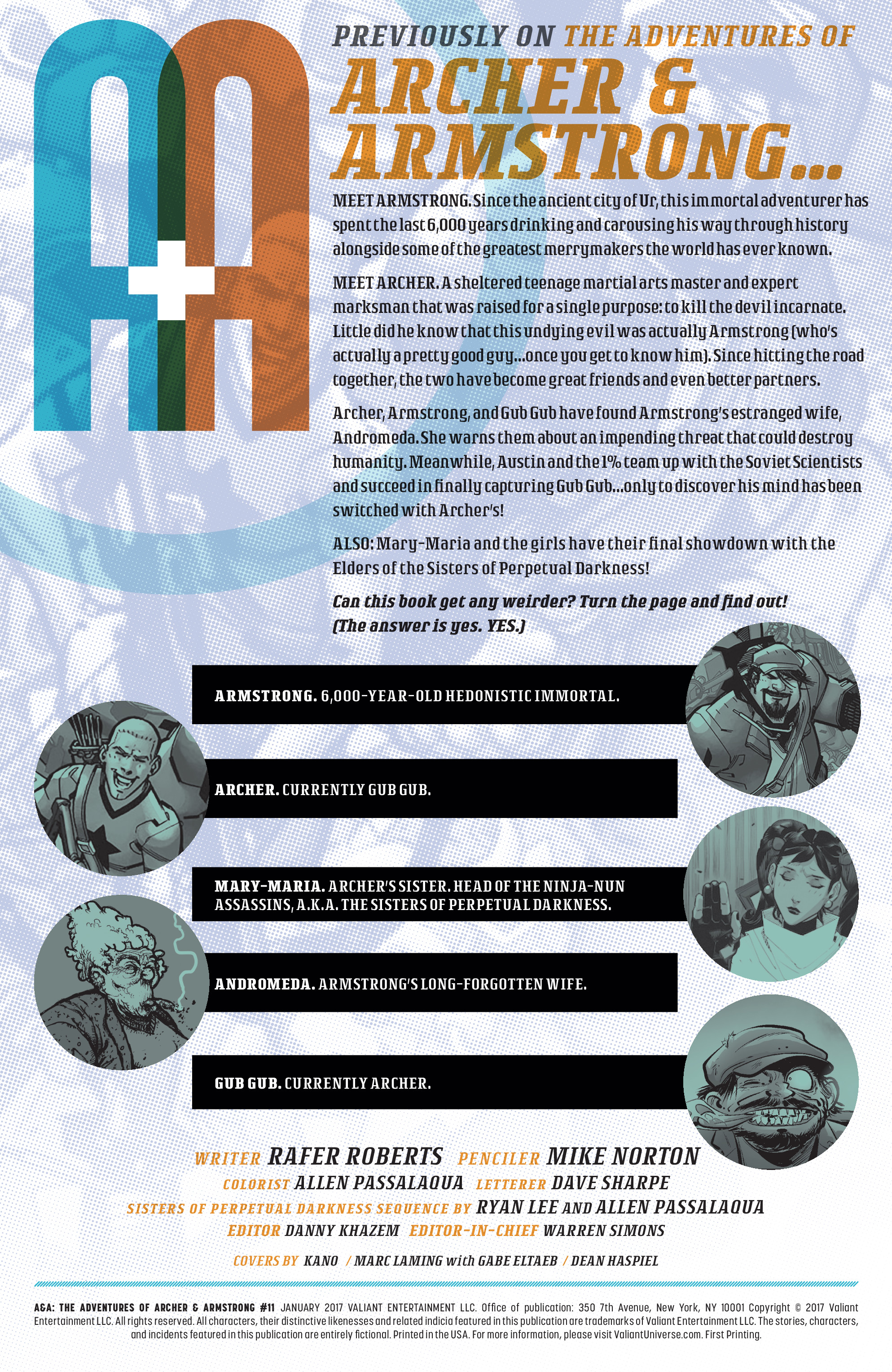 Read online A&A: The Adventures of Archer & Armstrong comic -  Issue #11 - 2