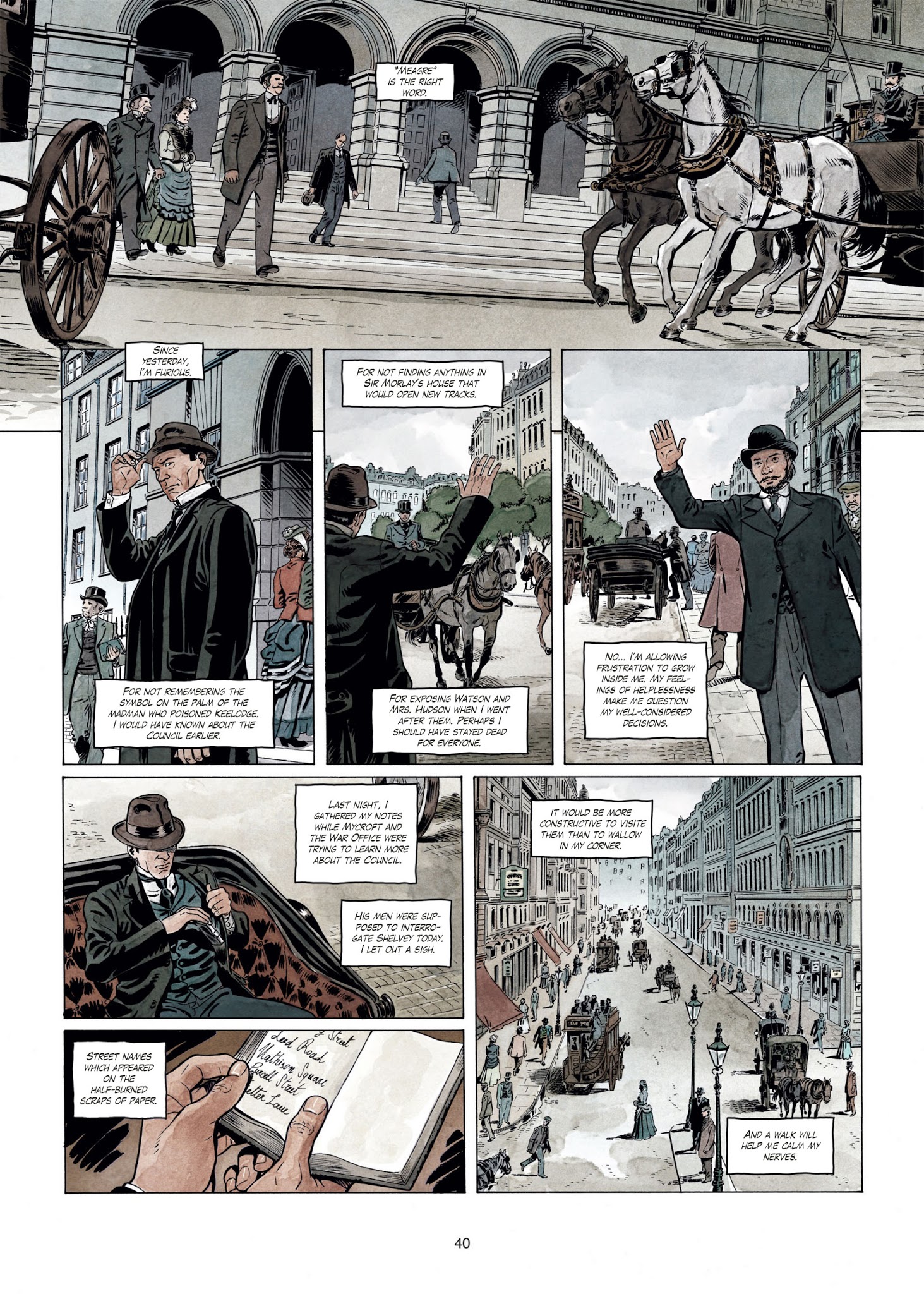 Read online Sherlock Holmes Society comic -  Issue #3 - 40