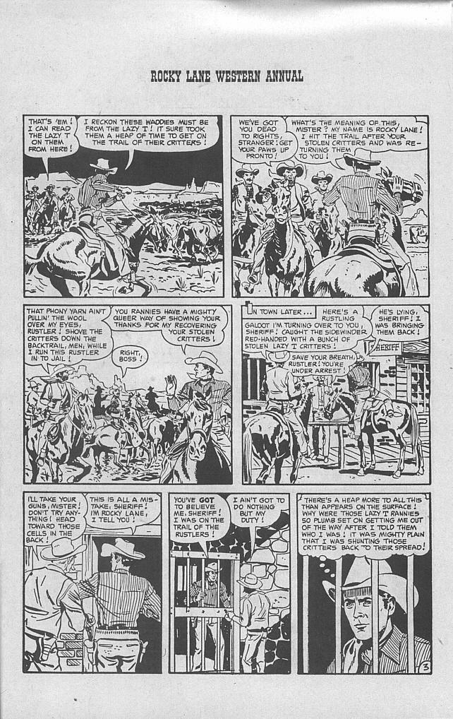 Read online Rocky Lane Western Annual comic -  Issue # Full - 34
