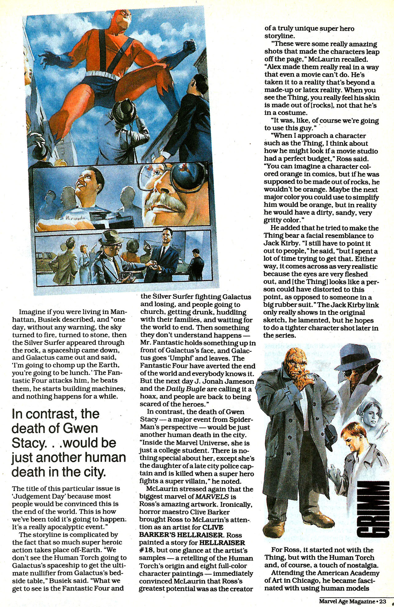 Read online Marvel Age comic -  Issue #130 - 25