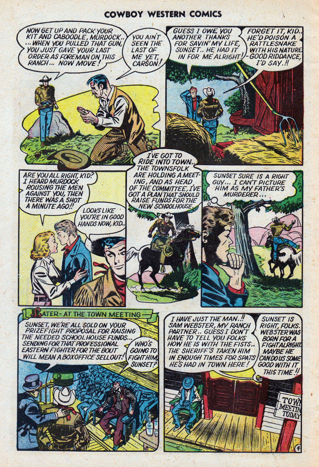 Read online Cowboy Western Comics (1948) comic -  Issue #27 - 6