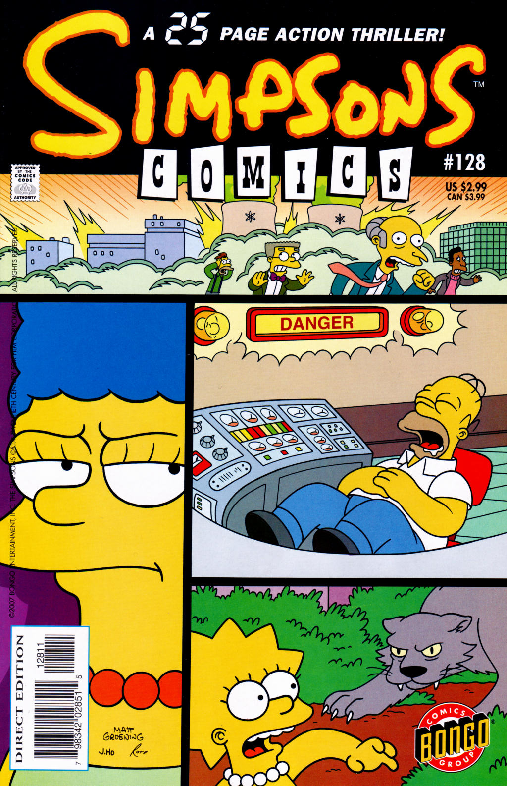 Simpsons Comics issue 128 - Page 1