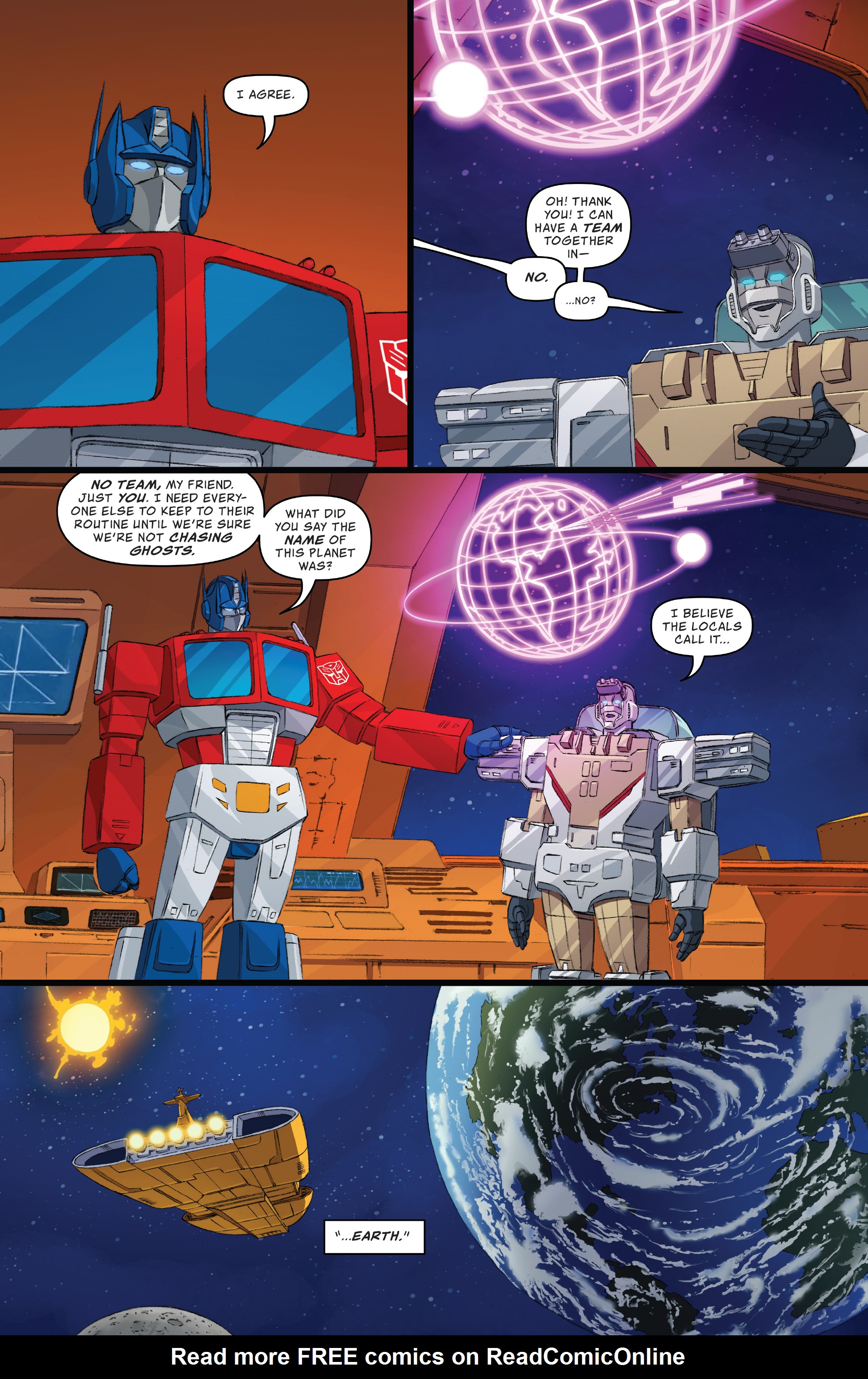 Read online Transformers/Ghostbusters comic Issue 1
