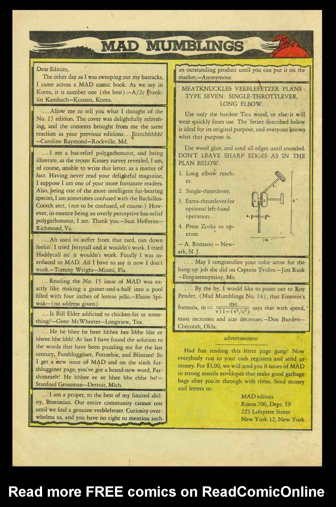 Read online MAD comic -  Issue #19 - 10