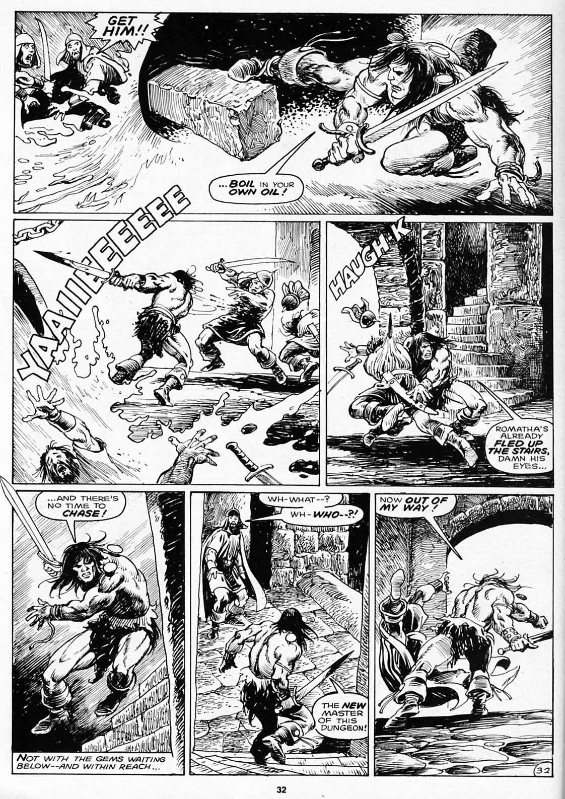 Read online The Savage Sword Of Conan comic -  Issue #180 - 34