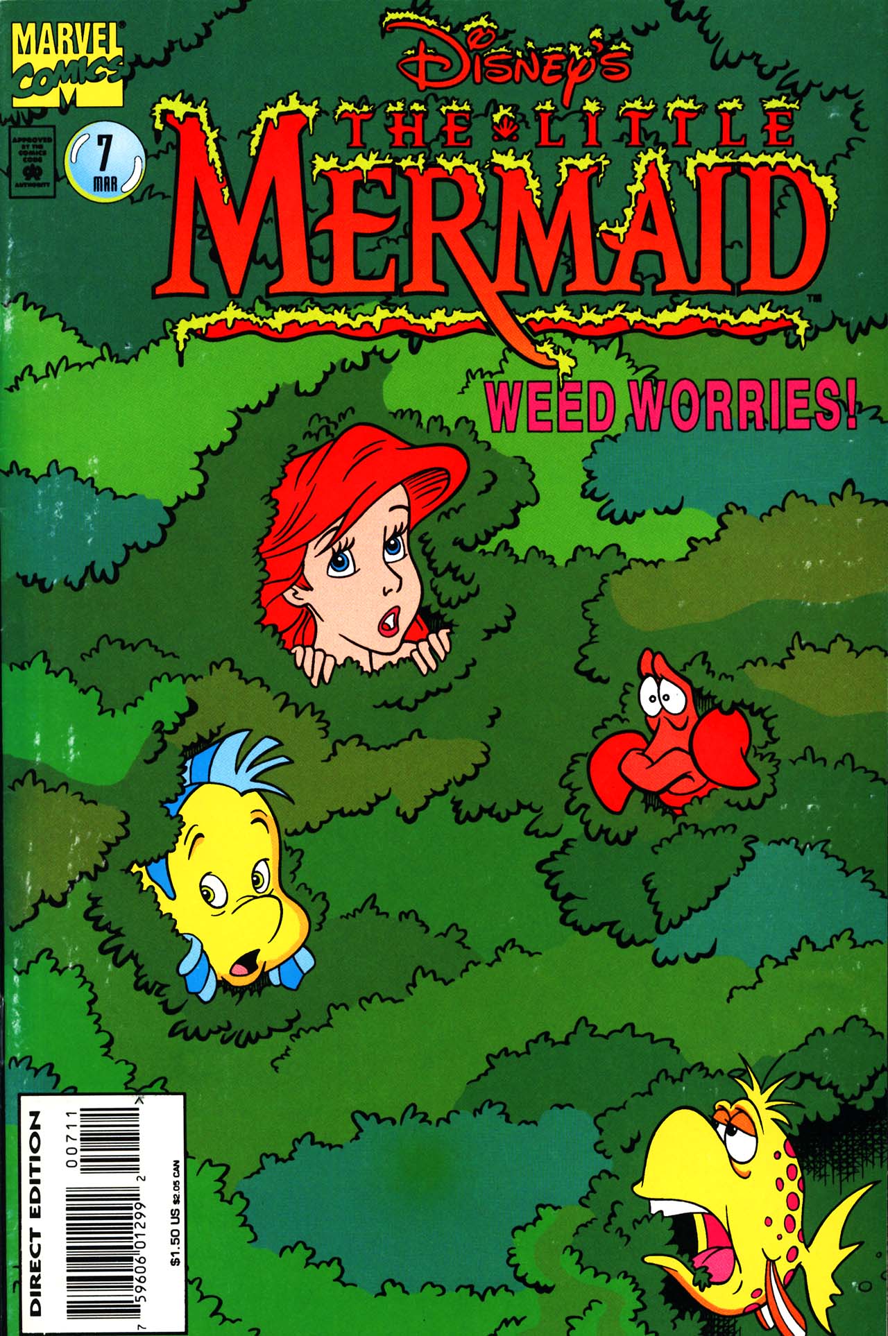 Read online Disney's The Little Mermaid comic -  Issue #7 - 1