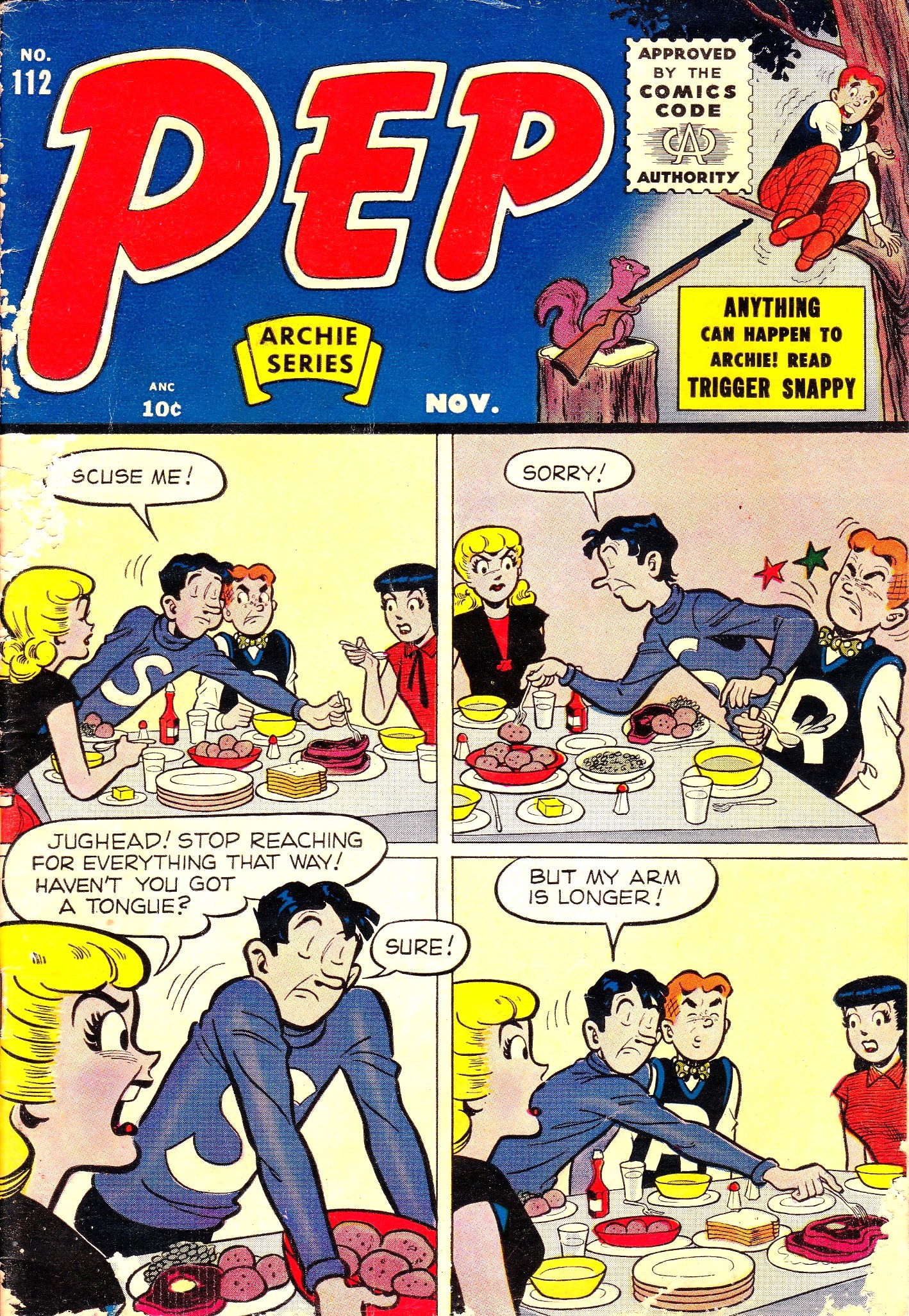 Read online Pep Comics comic -  Issue #112 - 1