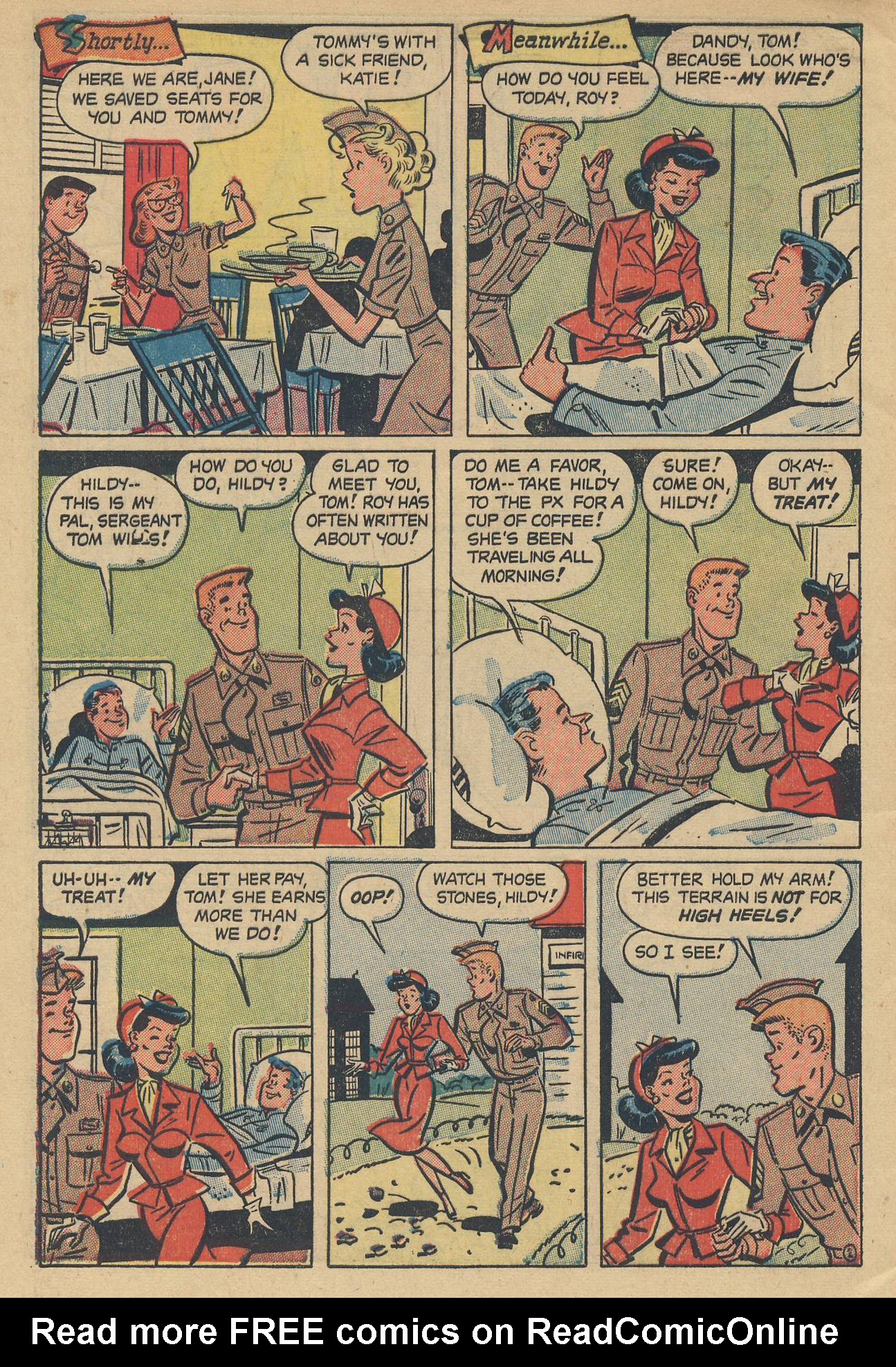 Read online G. I. Jane (1953) comic -  Issue #6 - 4