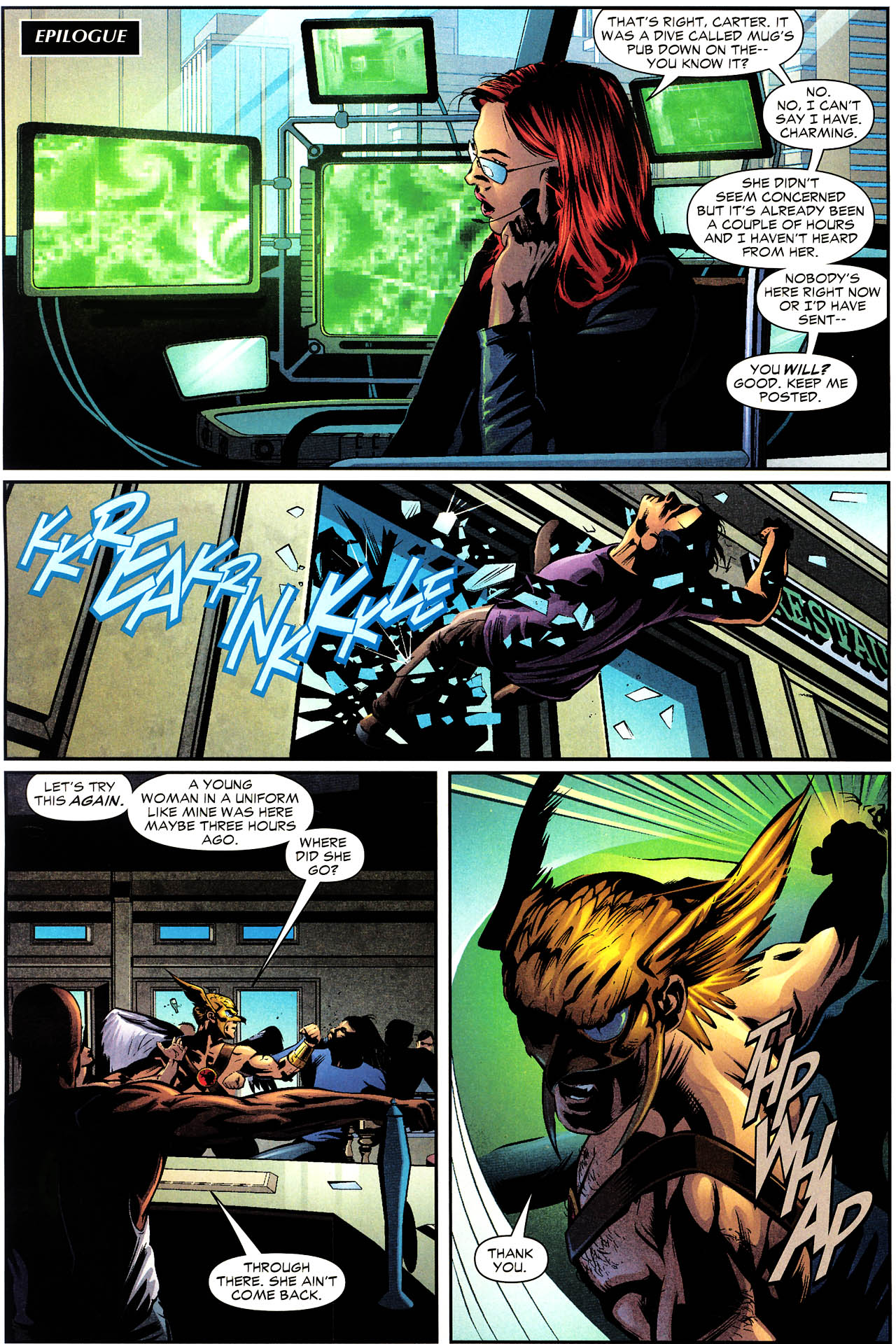 Read online Hawkgirl comic -  Issue #64 - 21