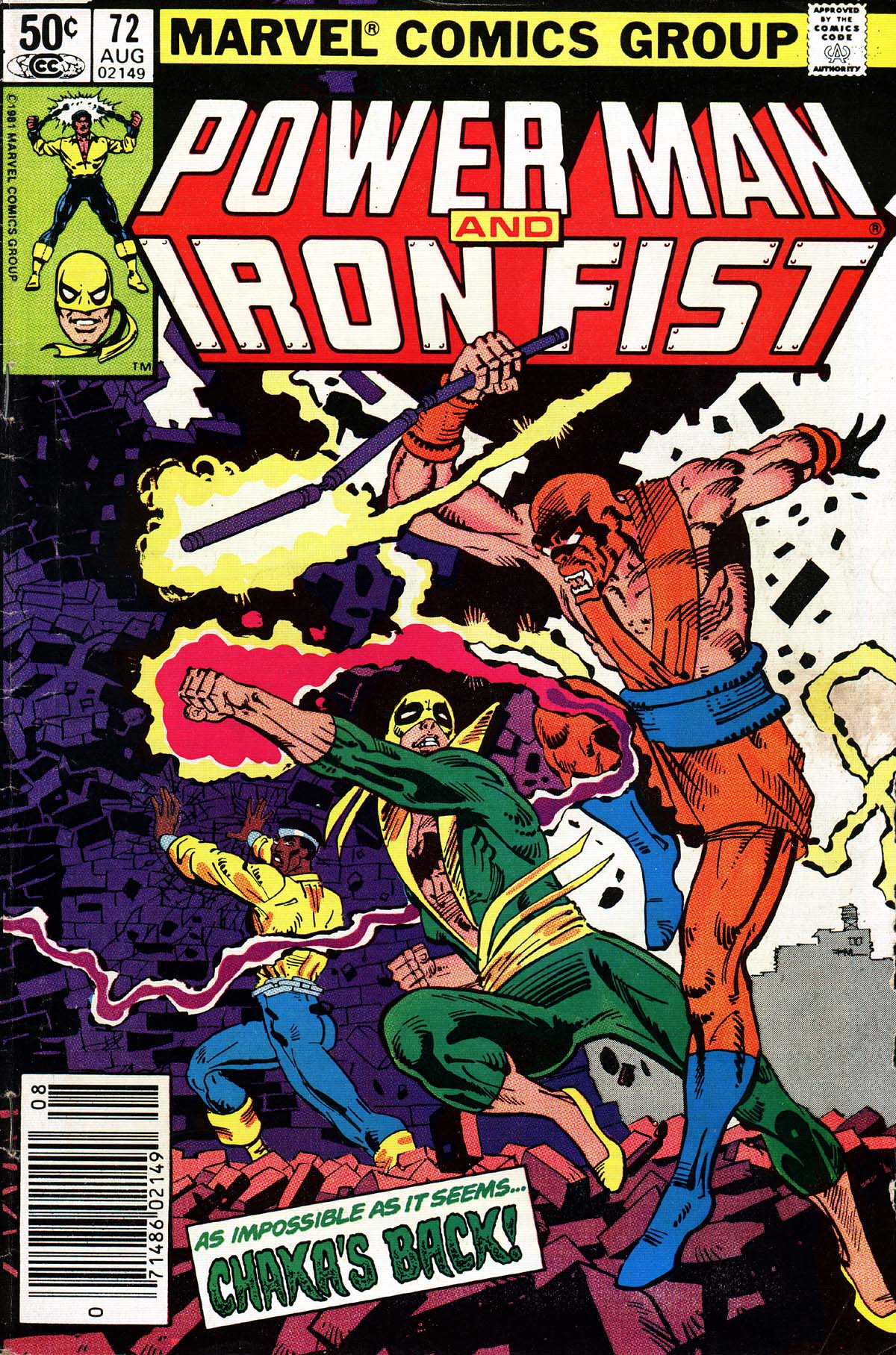 Read online Power Man and Iron Fist (1978) comic -  Issue #72 - 1
