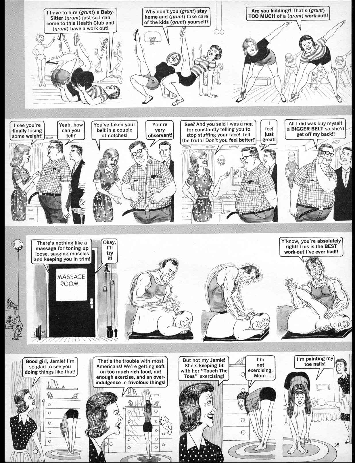 Read online MAD comic -  Issue #124 - 37