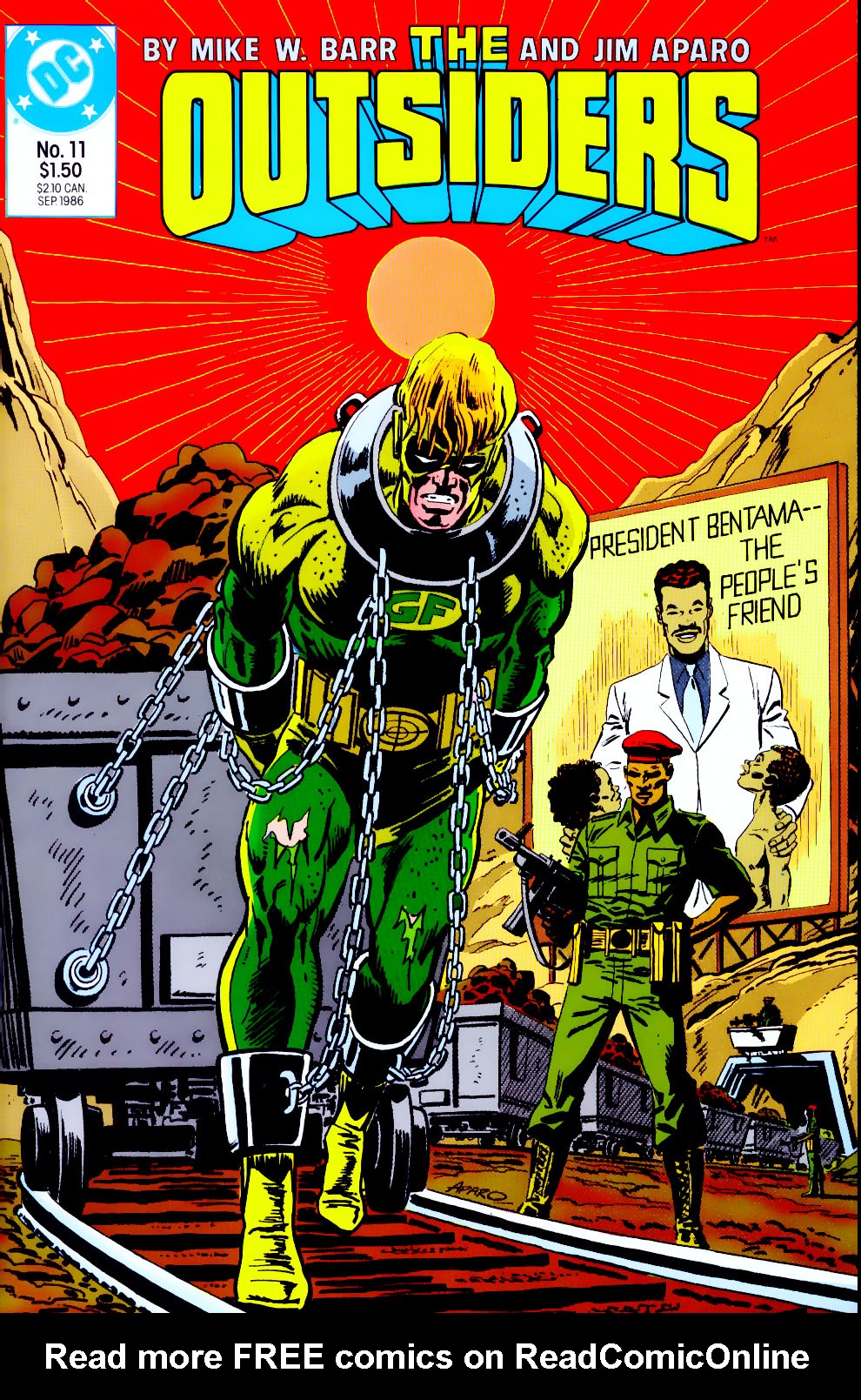 Read online The Outsiders (1985) comic -  Issue #11 - 1