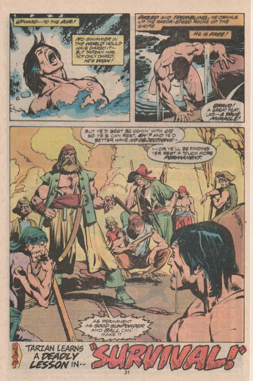 Read online Tarzan (1977) comic -  Issue #17 - 18