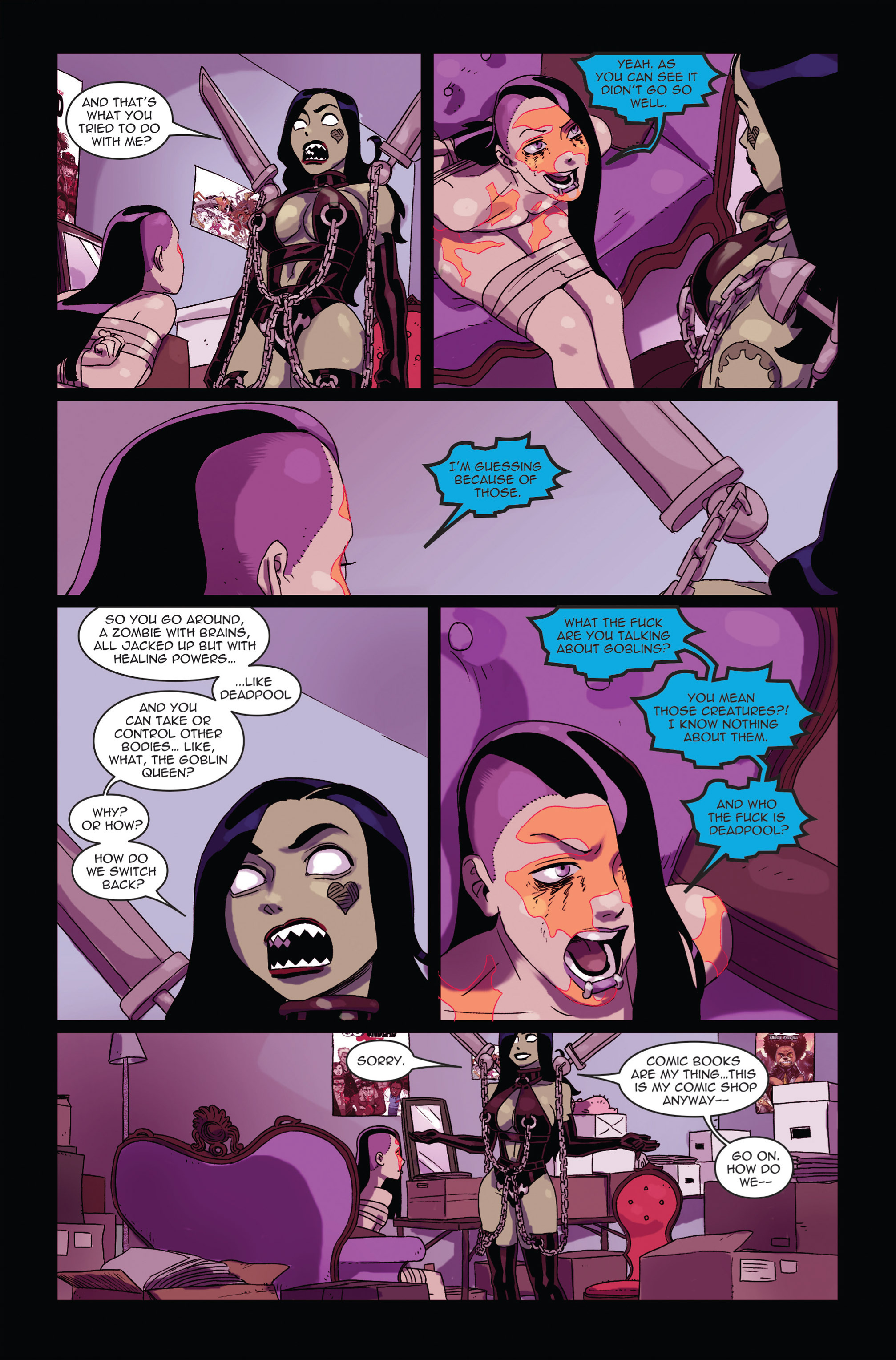 Read online Zombie Tramp vs: Vampblade comic -  Issue #2 - 10