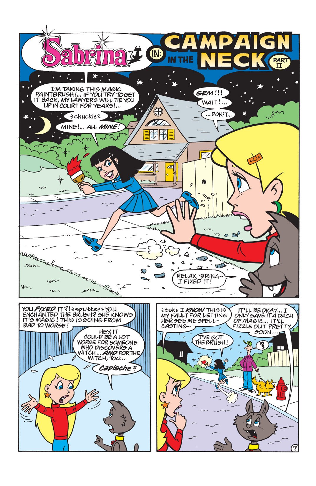 Read online Sabrina the Teenage Witch (2000) comic -  Issue #25 - 8