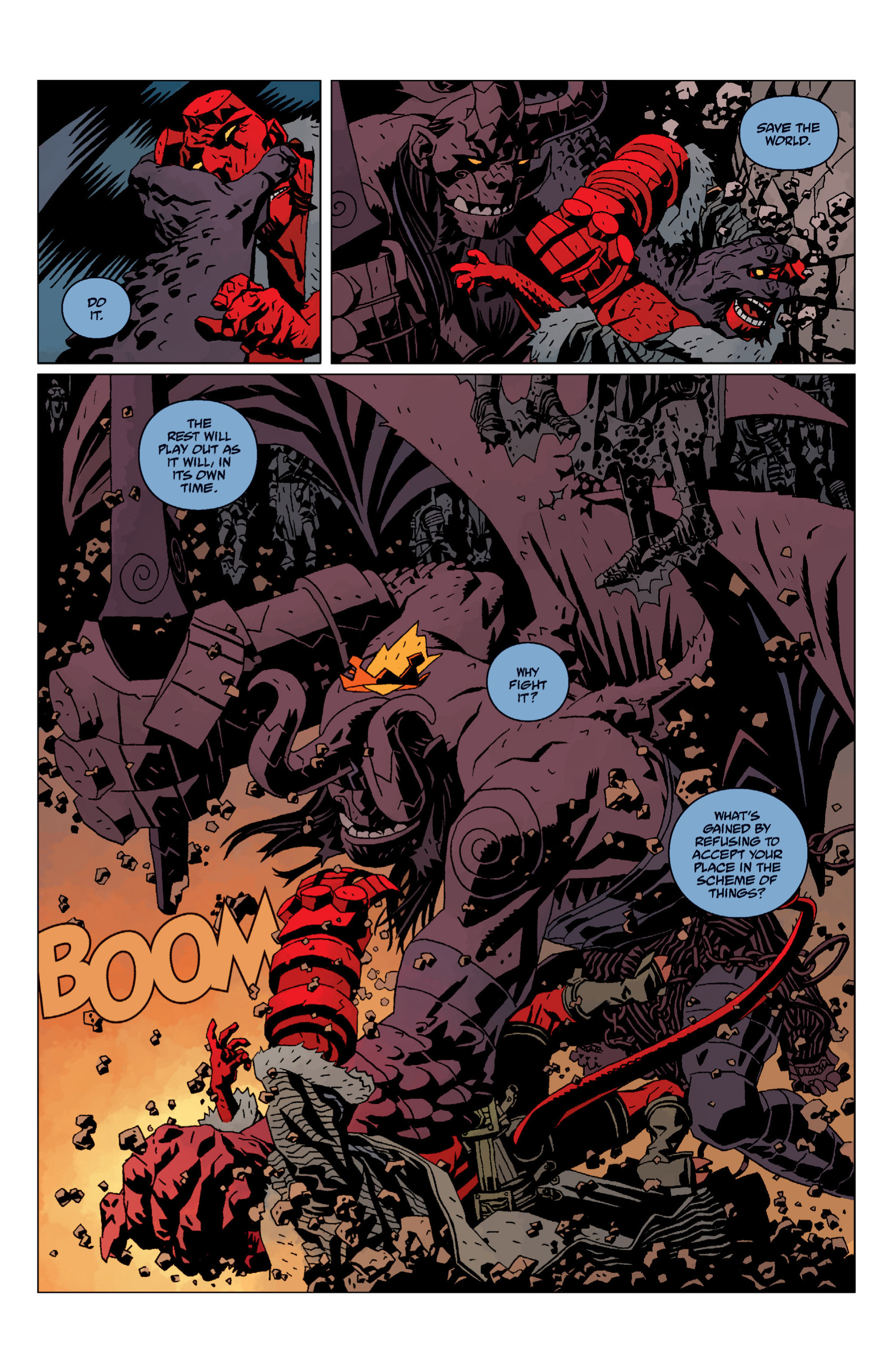 Read online Hellboy comic -  Issue #9 - 151