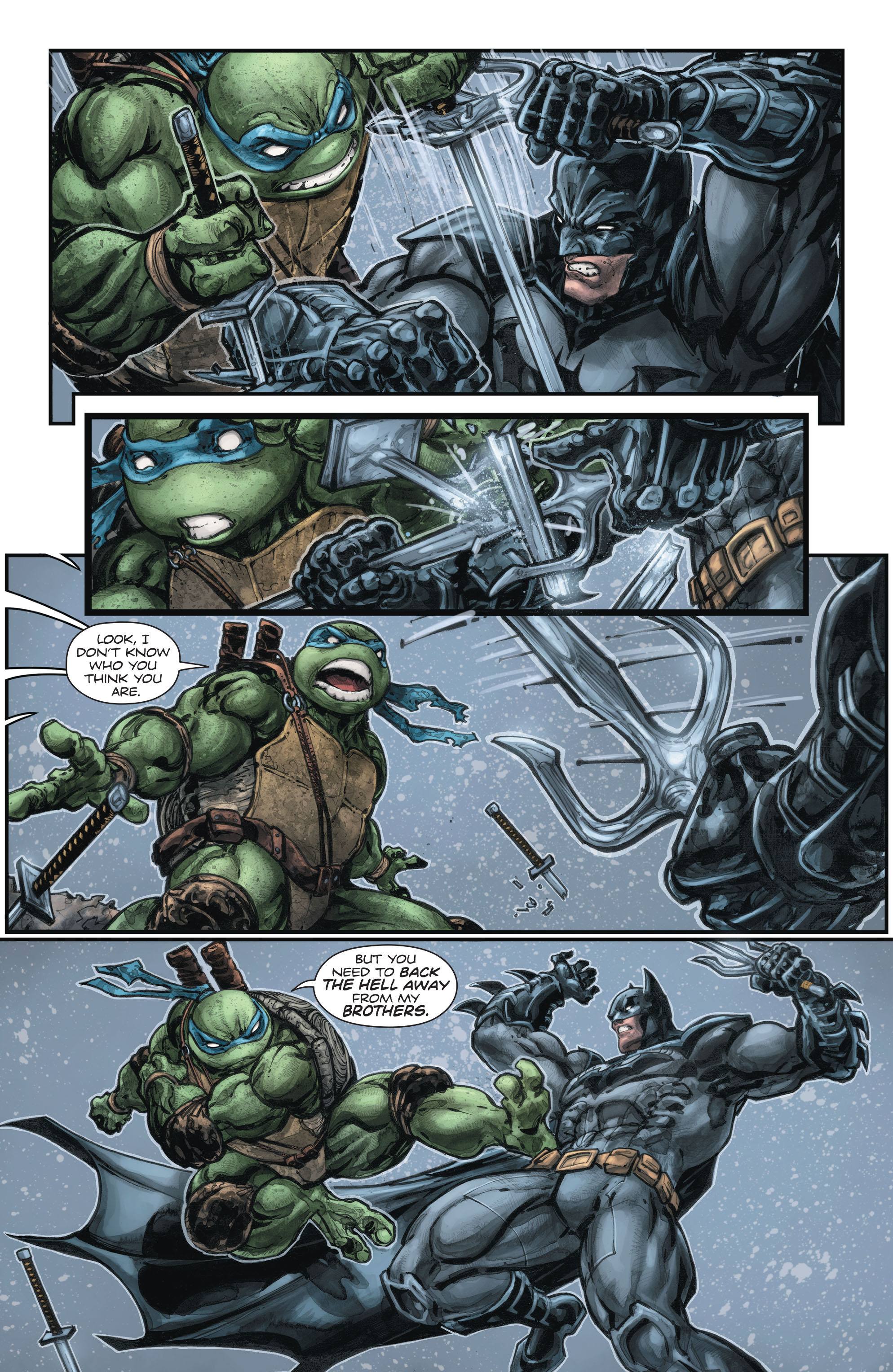 Read online Batman/Teenage Mutant Ninja Turtles comic -  Issue #2 - 9
