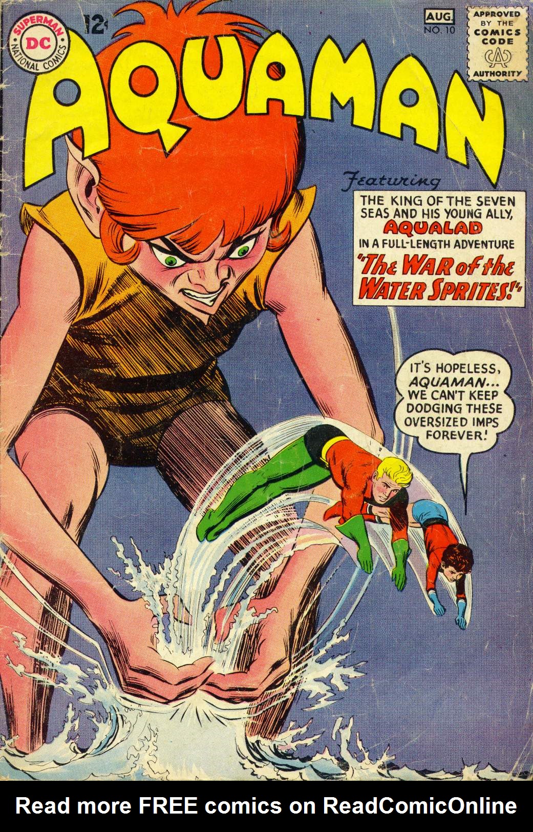 Read online Aquaman (1962) comic -  Issue #10 - 1
