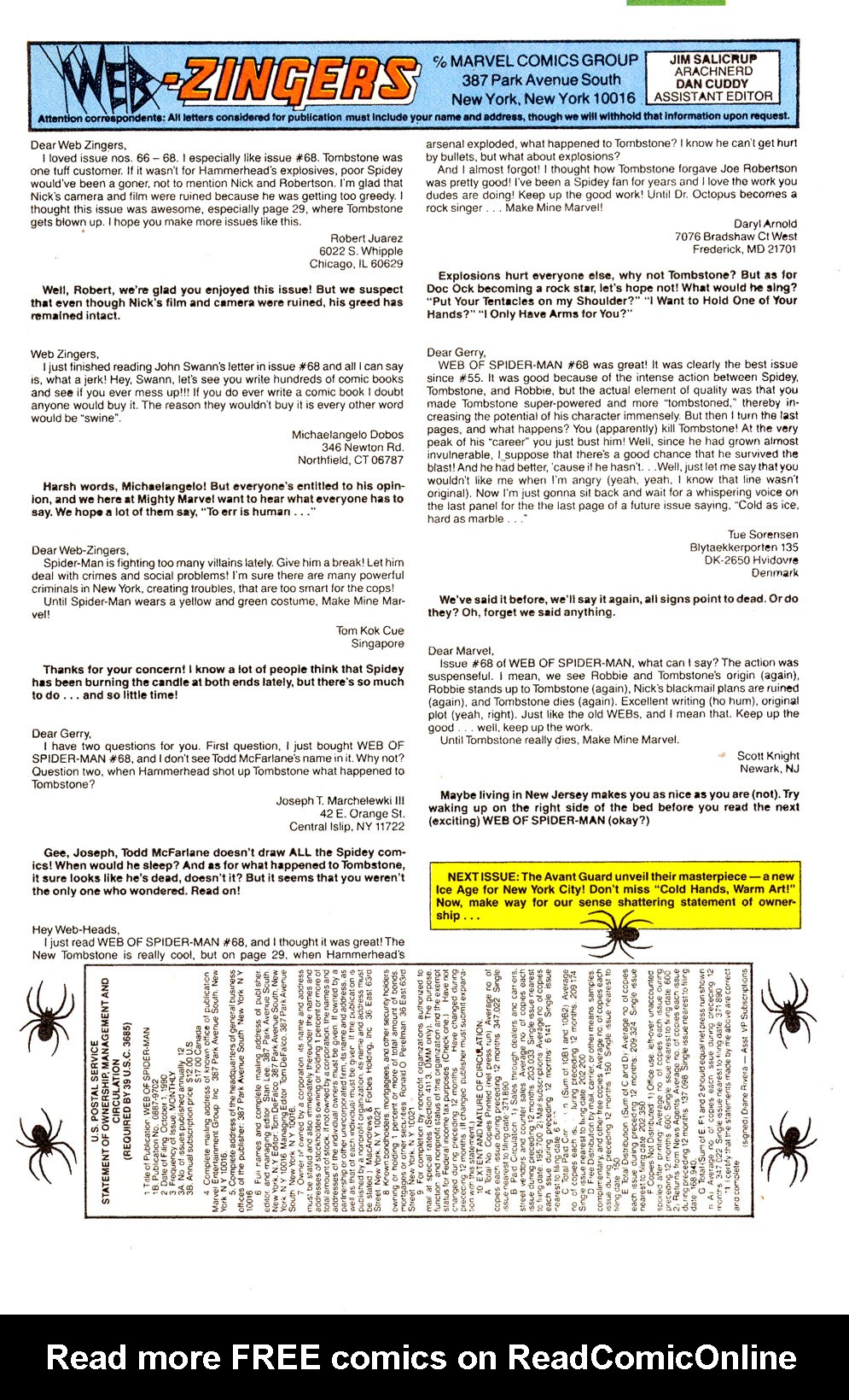 Read online Web of Spider-Man (1985) comic -  Issue #74 - 24