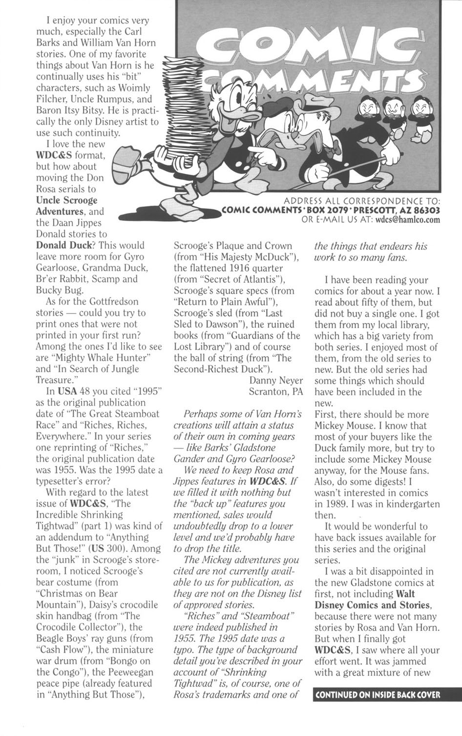 Read online Walt Disney's Comics and Stories comic -  Issue #616 - 2