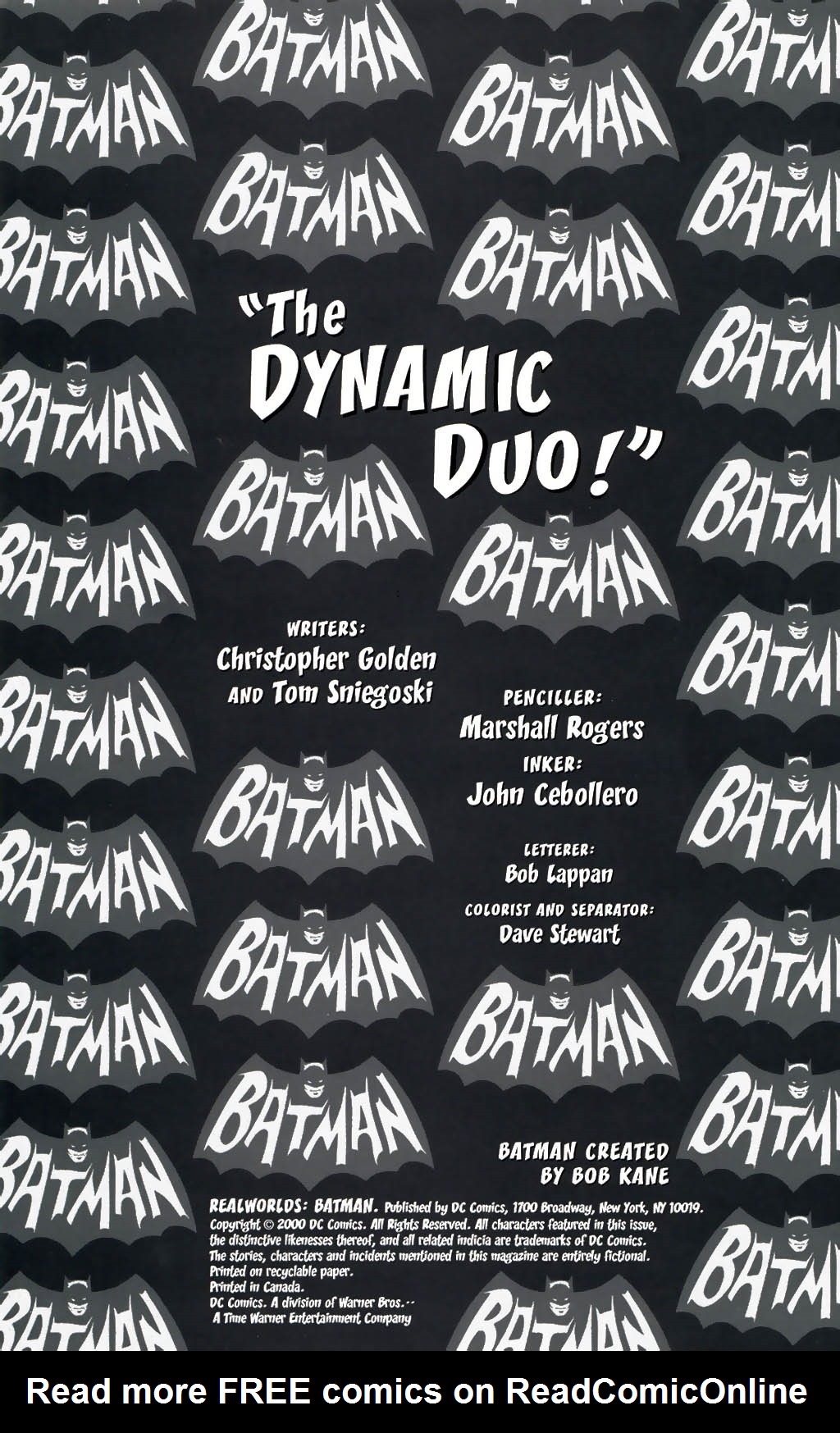 Read online Realworlds: Batman comic -  Issue # Full - 3