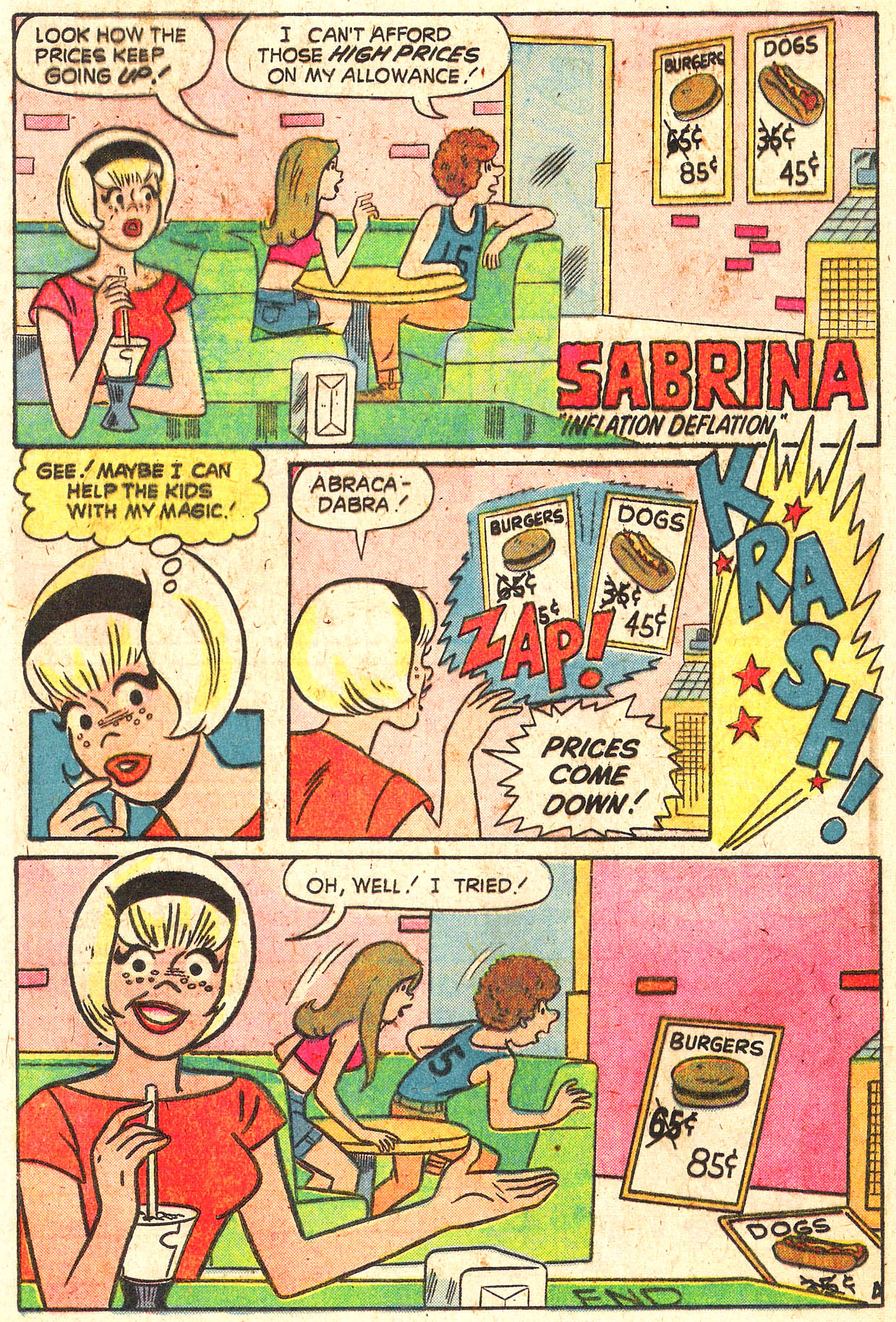 Read online Sabrina The Teenage Witch (1971) comic -  Issue #19 - 24