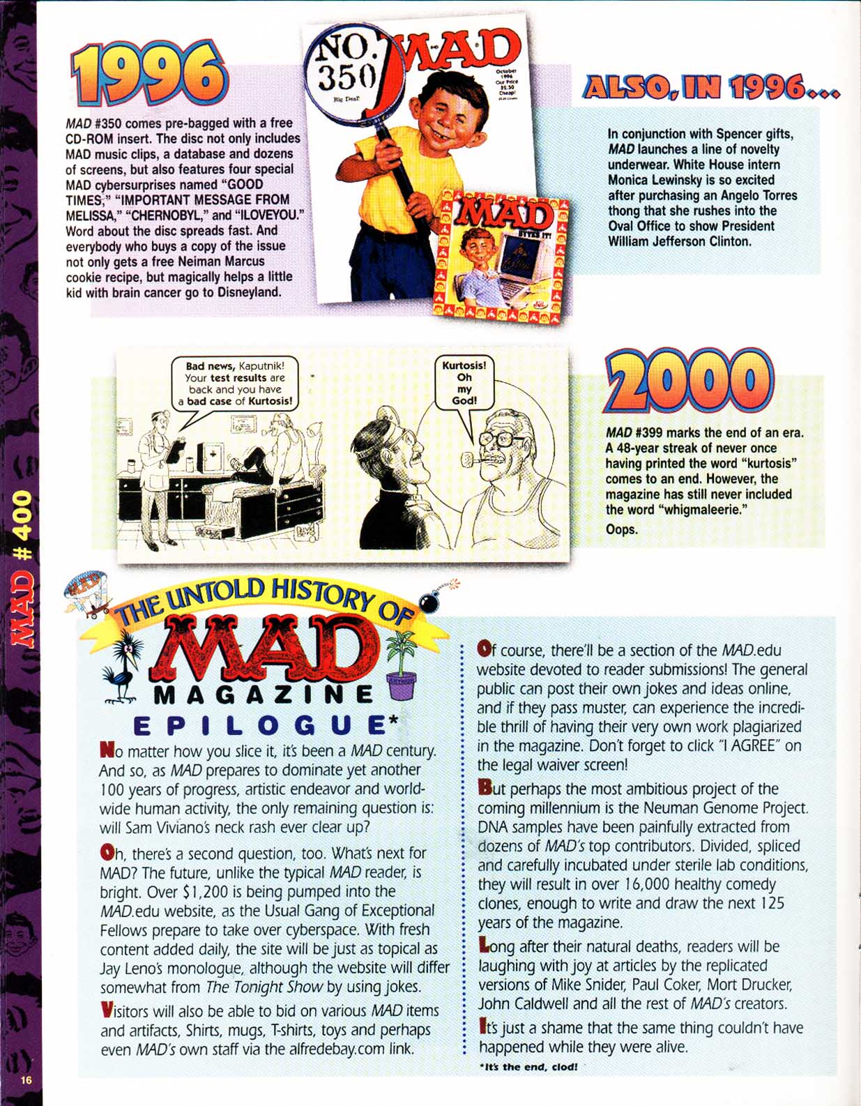 Read online MAD comic -  Issue #400 - 18