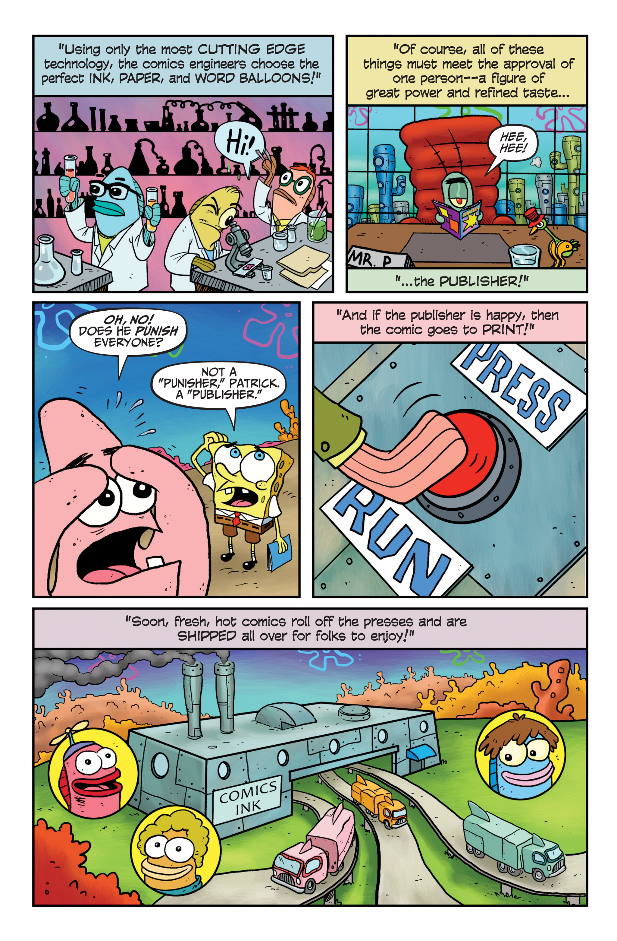 Read online Free Comic Book Day 2014 comic -  Issue # SpongeBob Freestyle Funnies 2014 - 24
