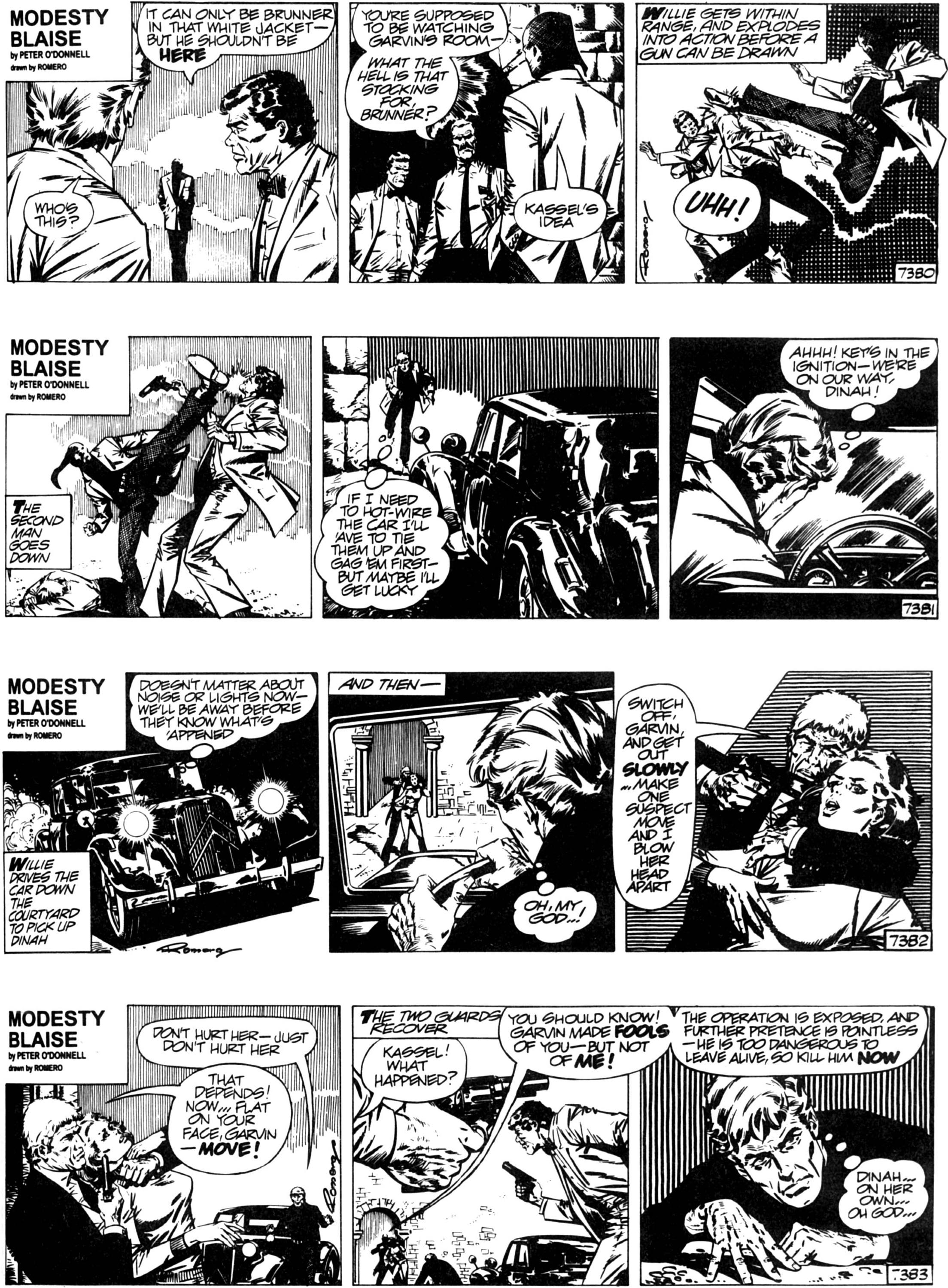 Read online Modesty Blaise: Lady in the Dark comic -  Issue # Full - 14