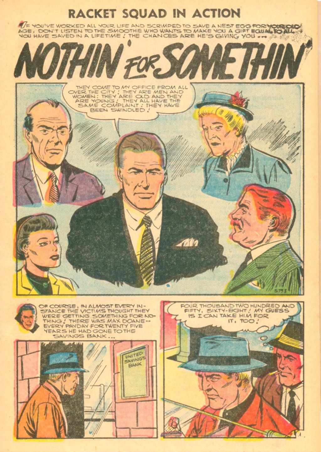 Read online Racket Squad in Action comic -  Issue #22 - 21