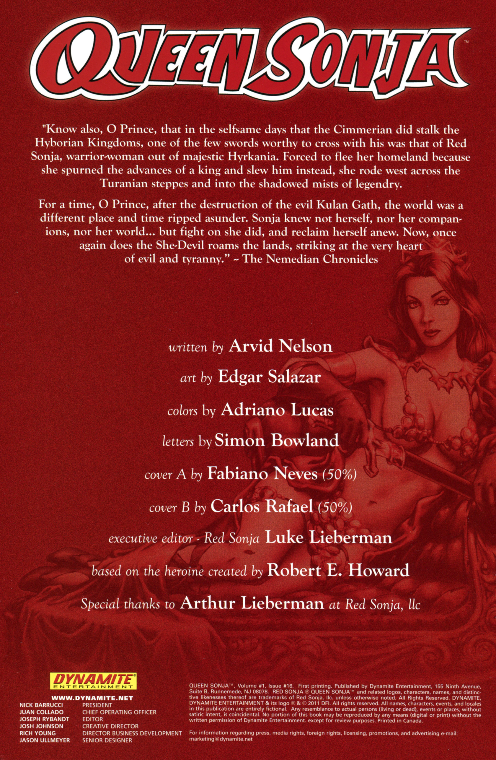 Read online Queen Sonja comic -  Issue #16 - 2