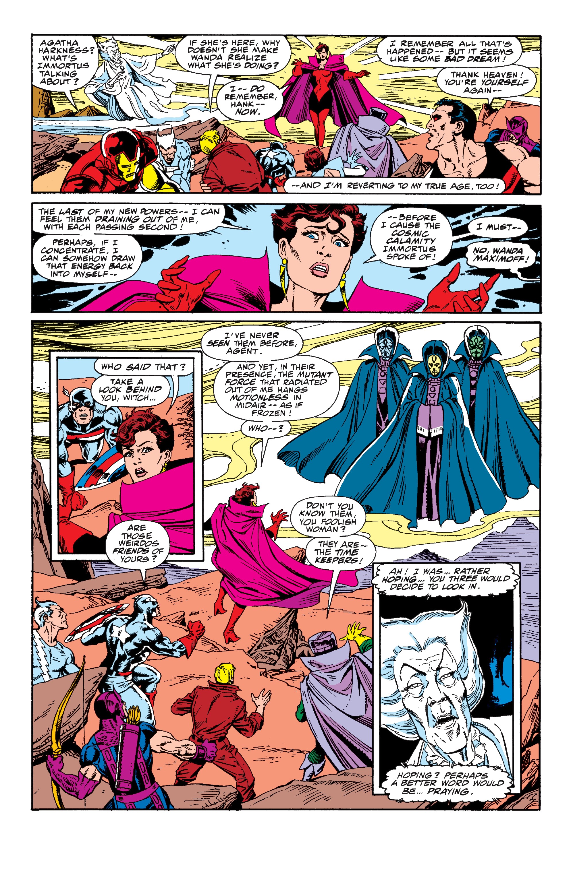 Read online Avengers West Coast Epic Collection: How The West Was Won comic -  Issue #Avengers West Coast Epic Collection Darker Than Scarlet (Part 3) - 96