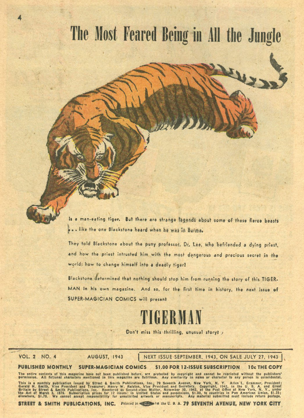 Read online Super-Magician Comics comic -  Issue #16 - 4