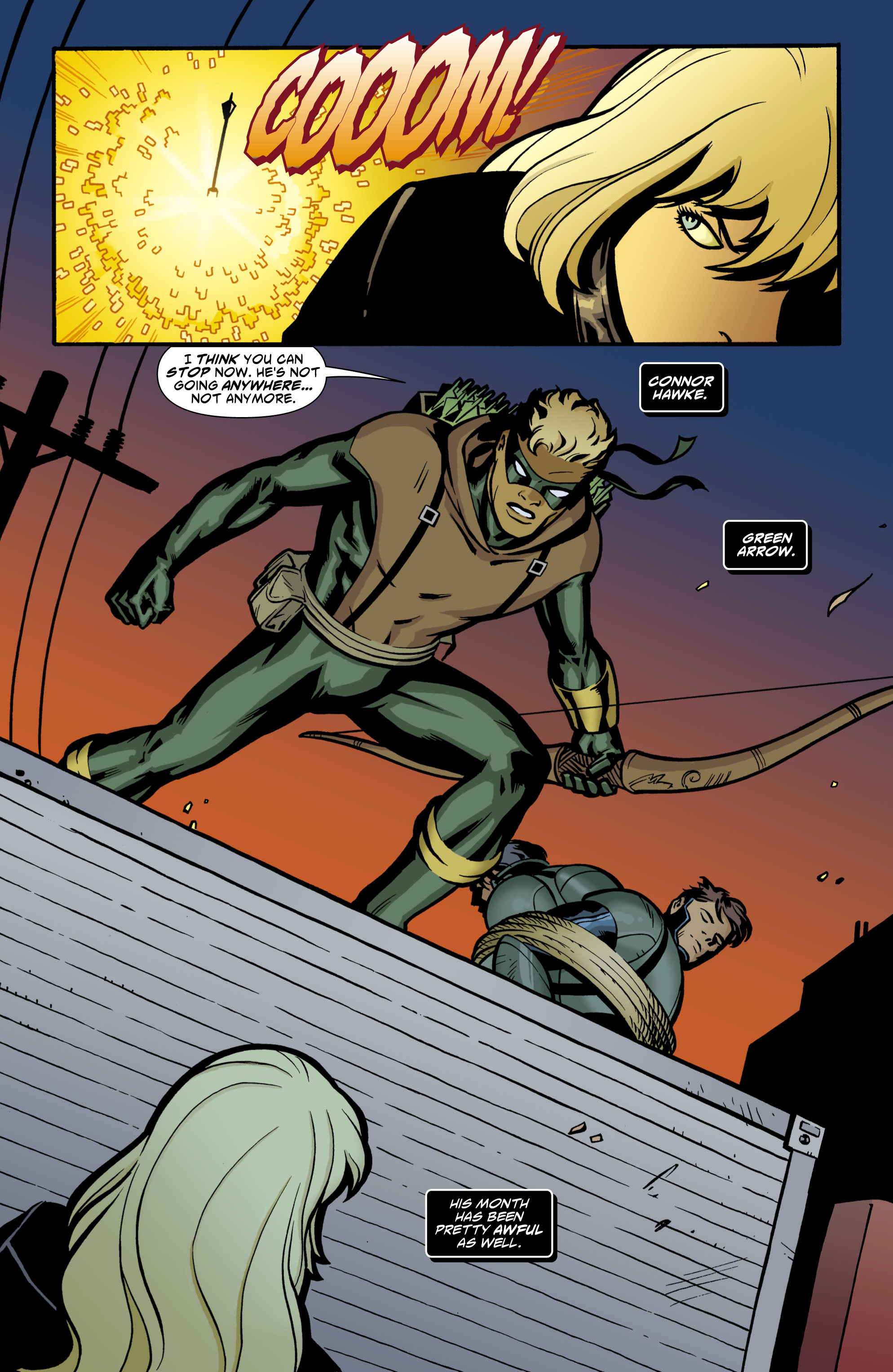 Read online Green Arrow/Black Canary comic -  Issue #1 - 9