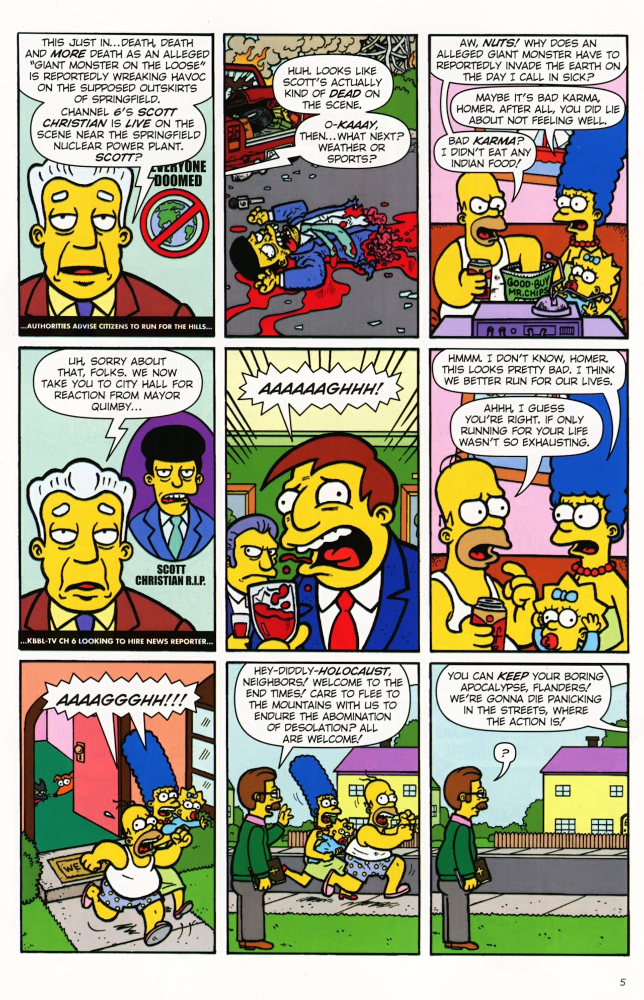 Read online Treehouse of Horror comic -  Issue #16 - 8