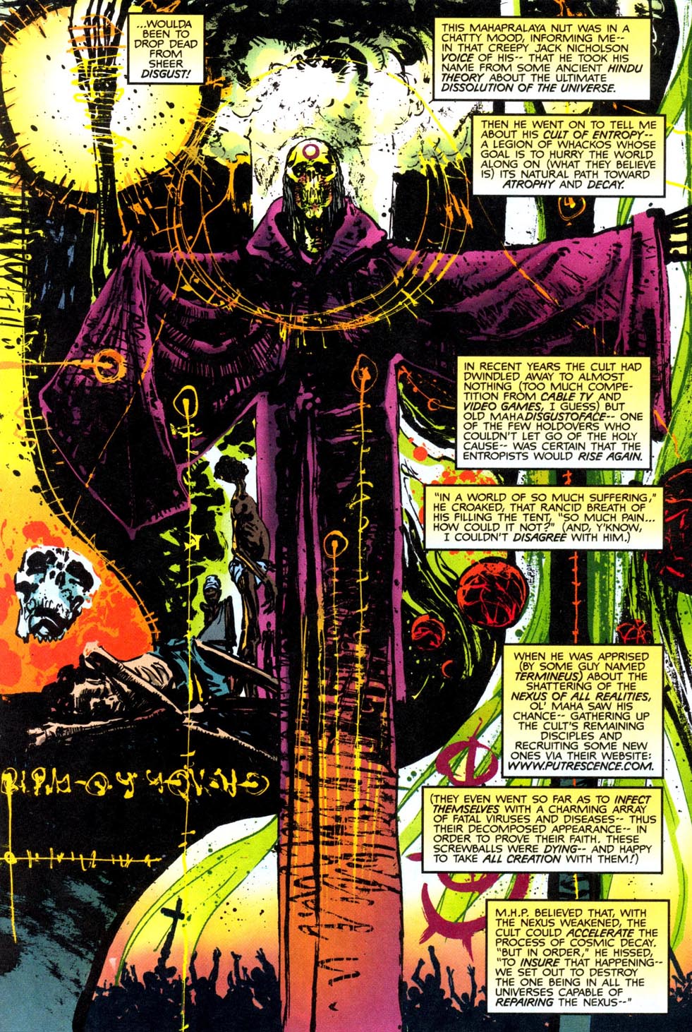 Read online Man-Thing (1997) comic -  Issue #6 - 10