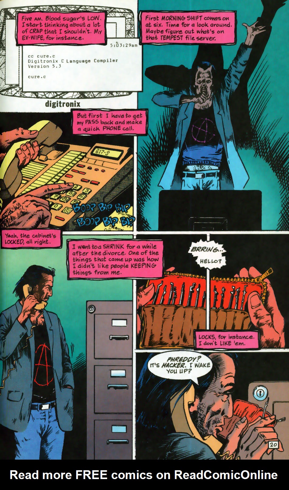 Read online The Hacker Files comic -  Issue #1 - 21