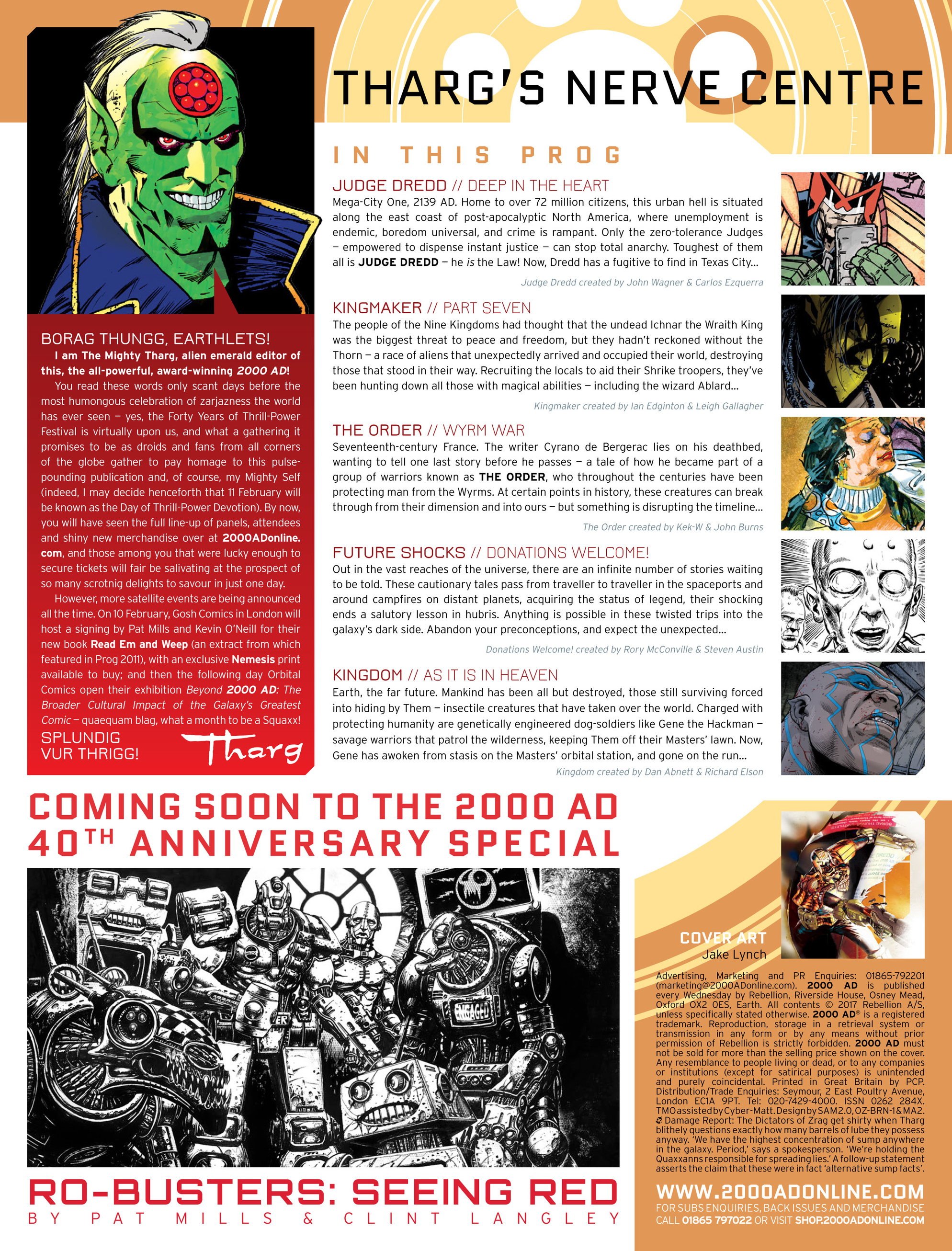Read online 2000 AD comic -  Issue #2017 - 2